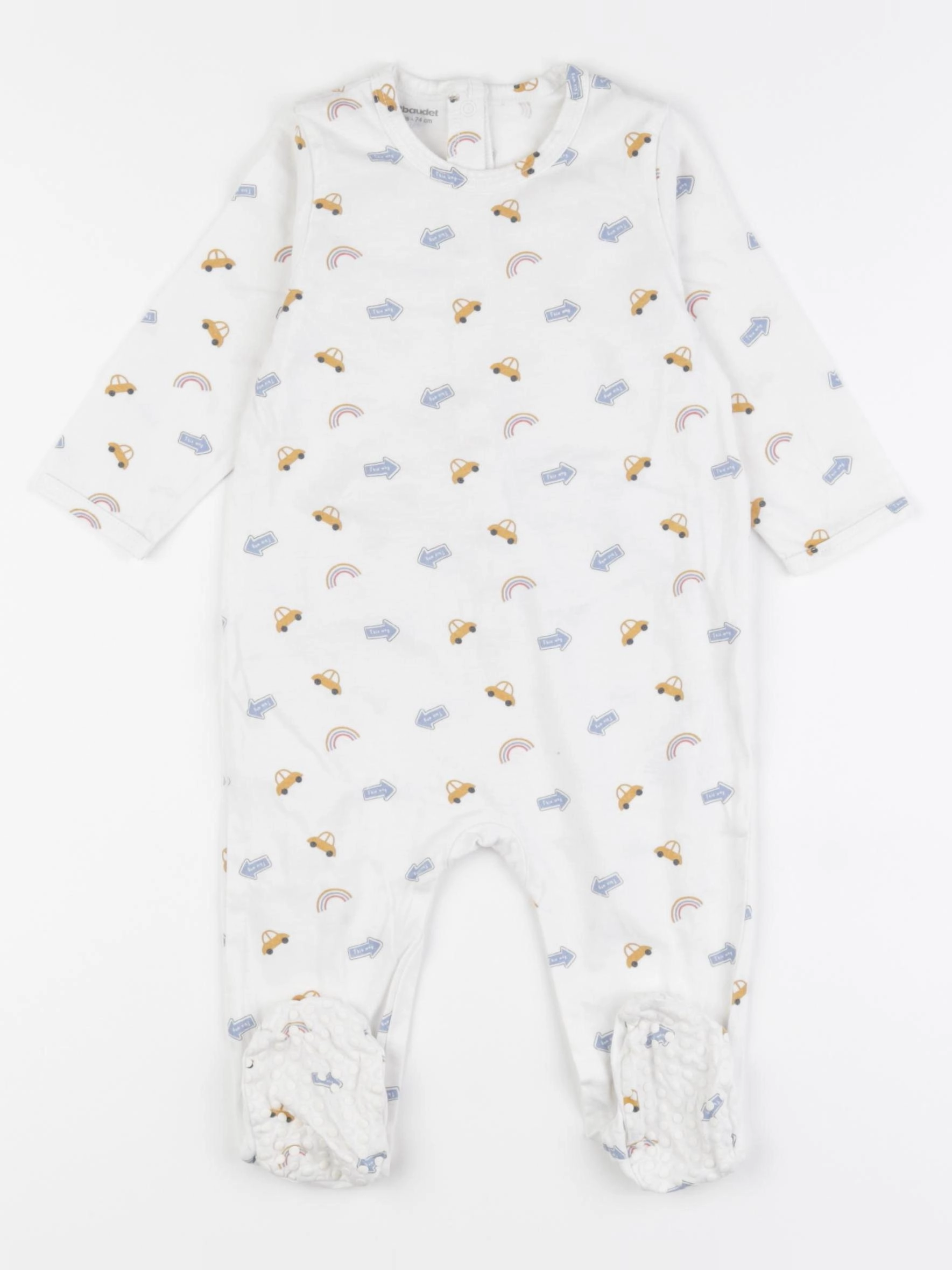Vertbaudet - pyjama coton multicolore - 12 mois