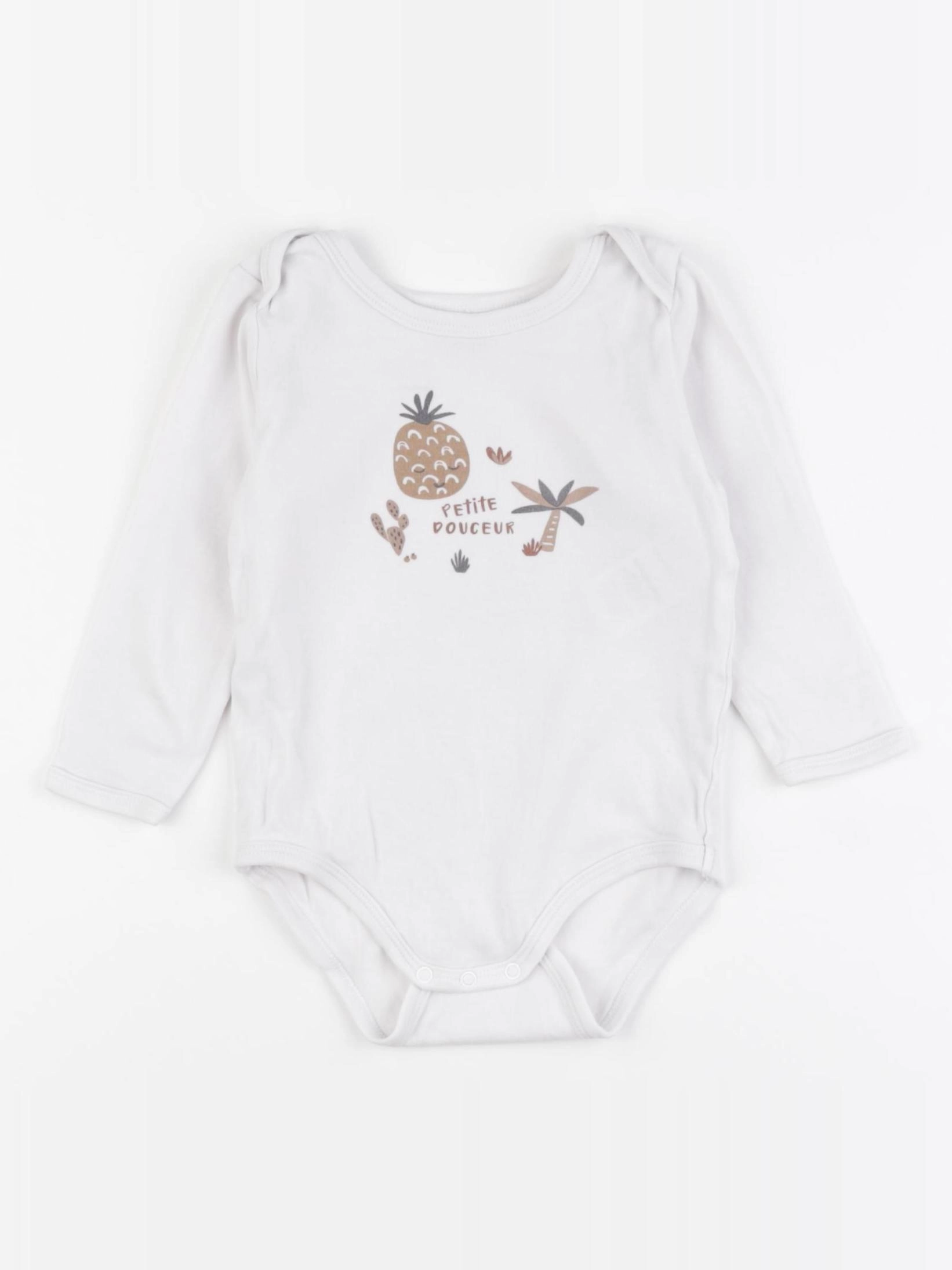 Vertbaudet - body blanc - 18 mois