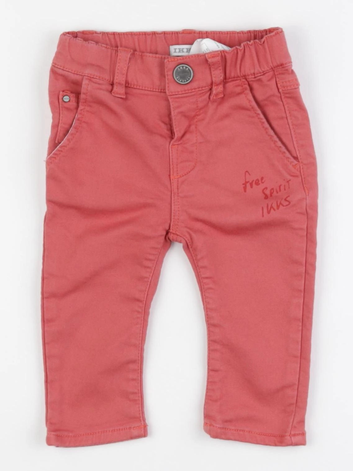 IKKS - pantalon rouge - 6 mois