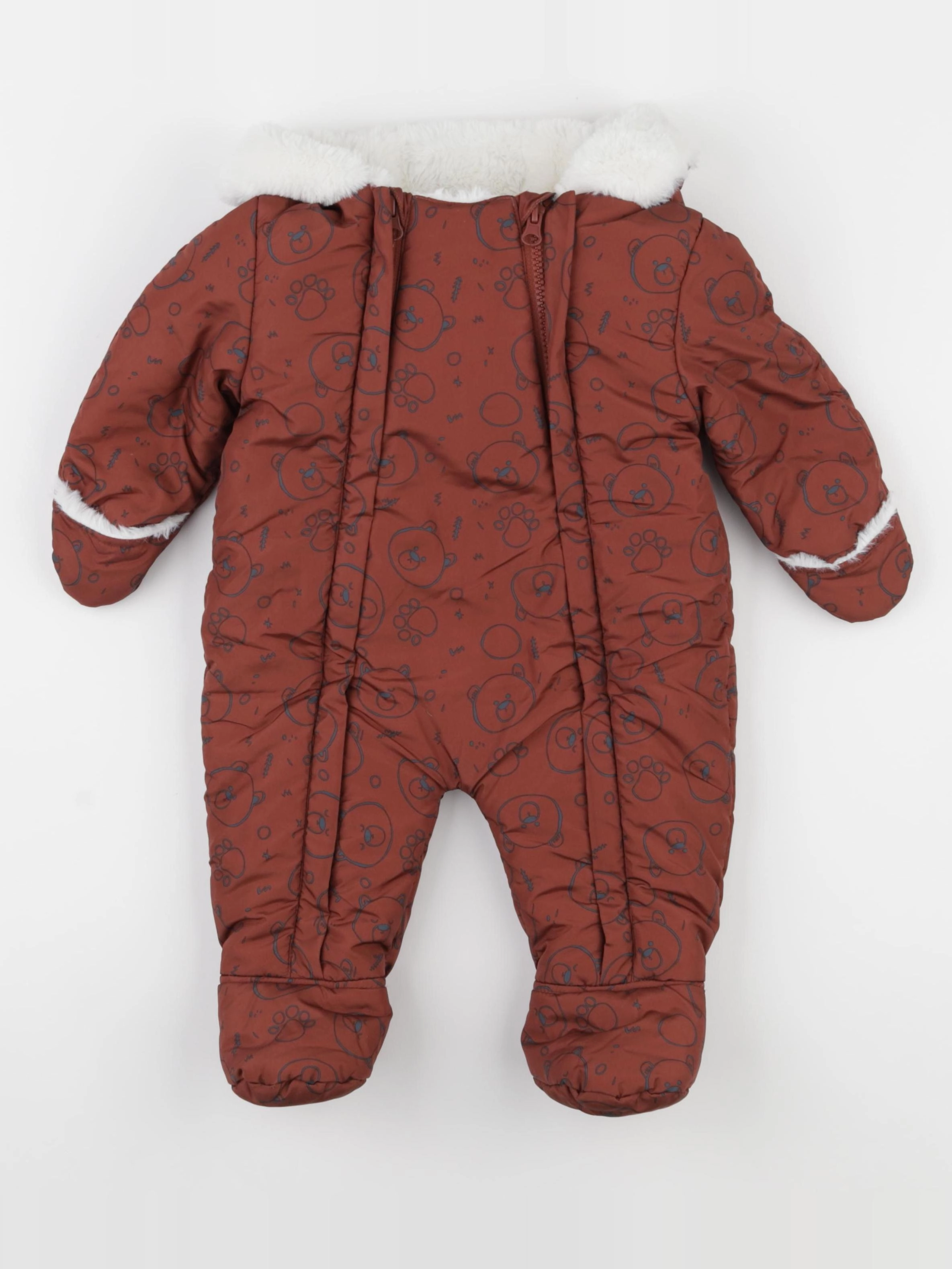 Vertbaudet - combi-pilote marron - 6 mois