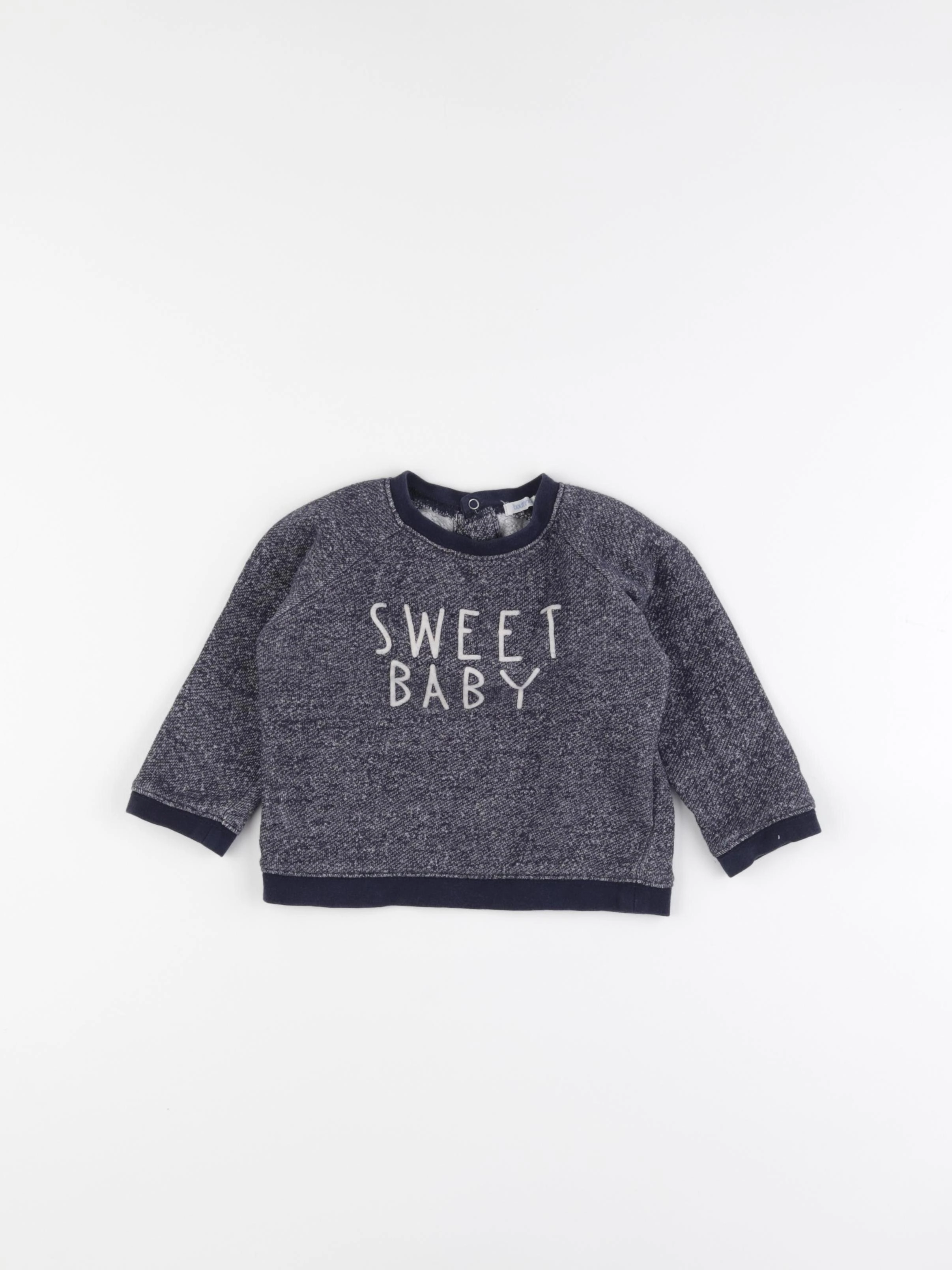 Boutchou - sweat bleu - 24 mois