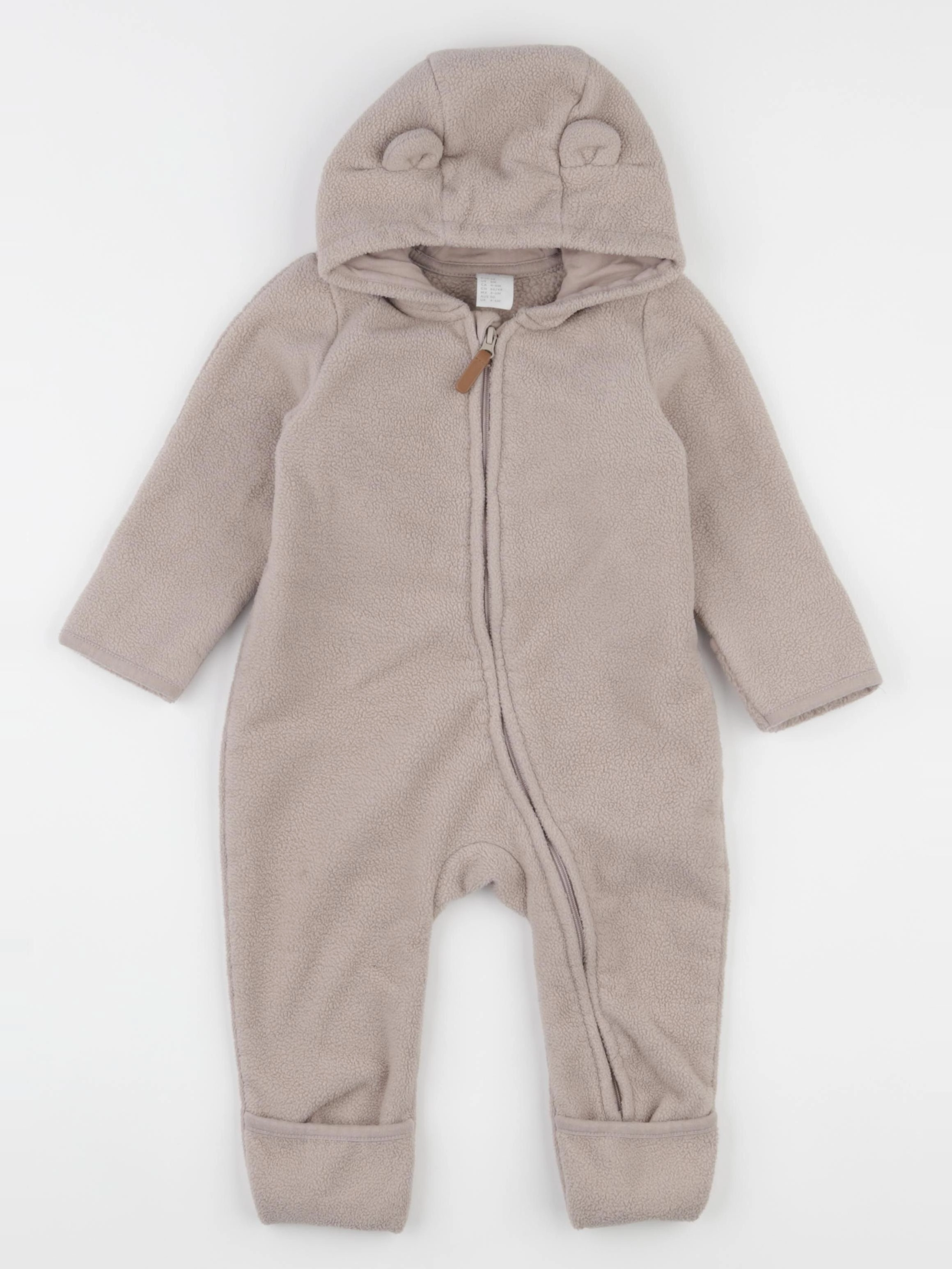 H&M - combi-pilote marron - 6 mois