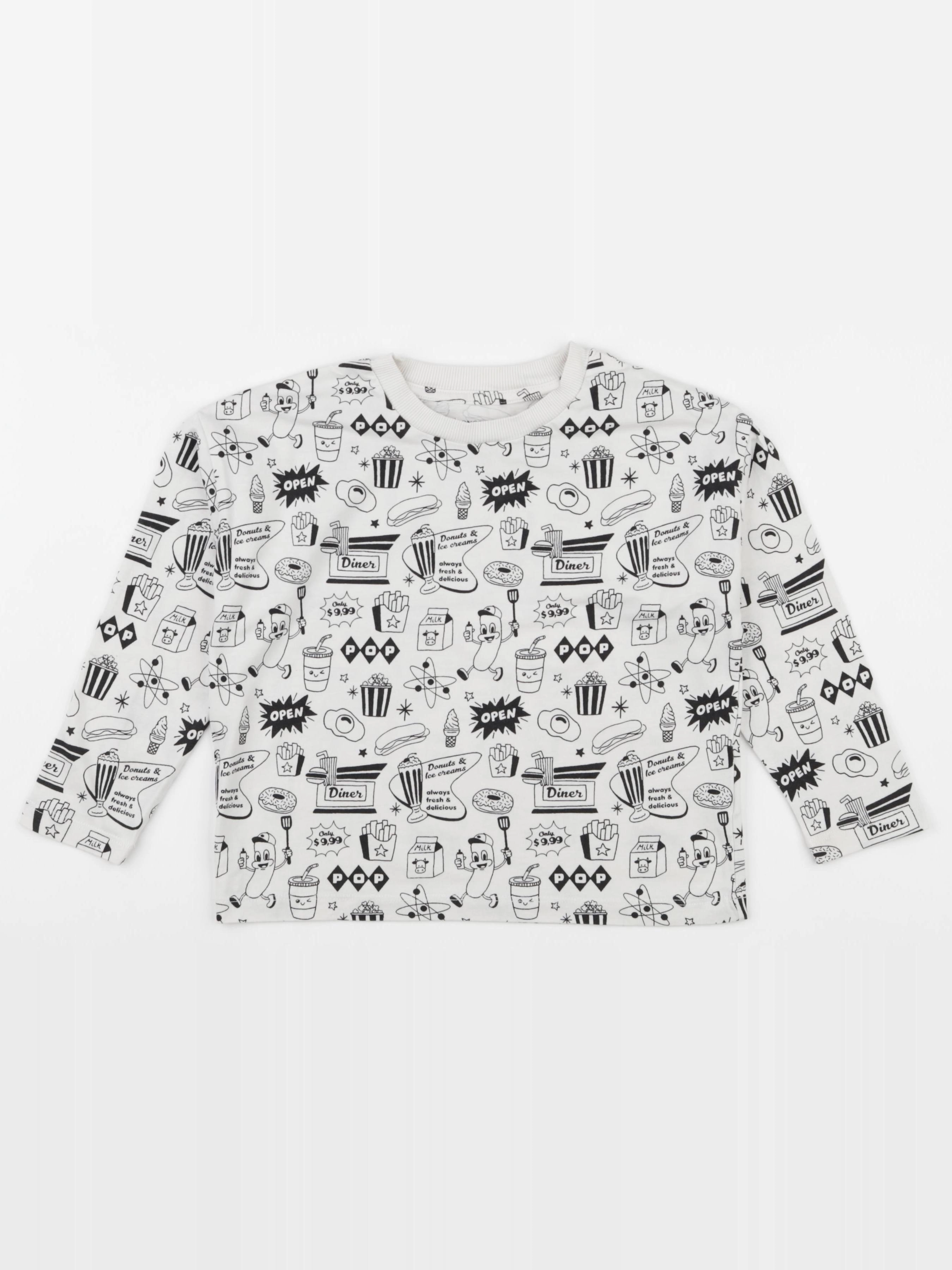Monoprix - tee-shirt blanc - 5 ans