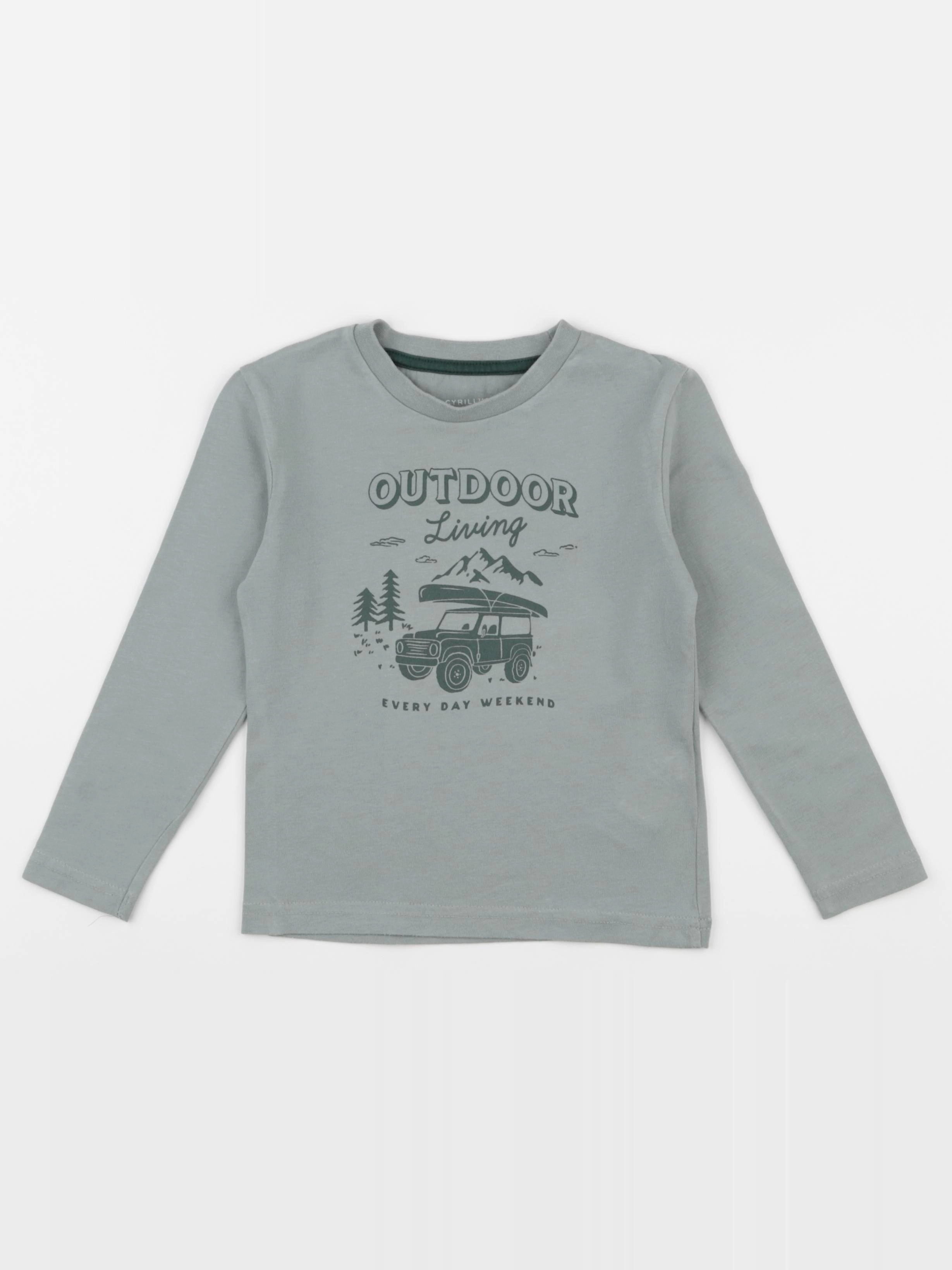 Cyrillus - tee-shirt vert - 4 ans