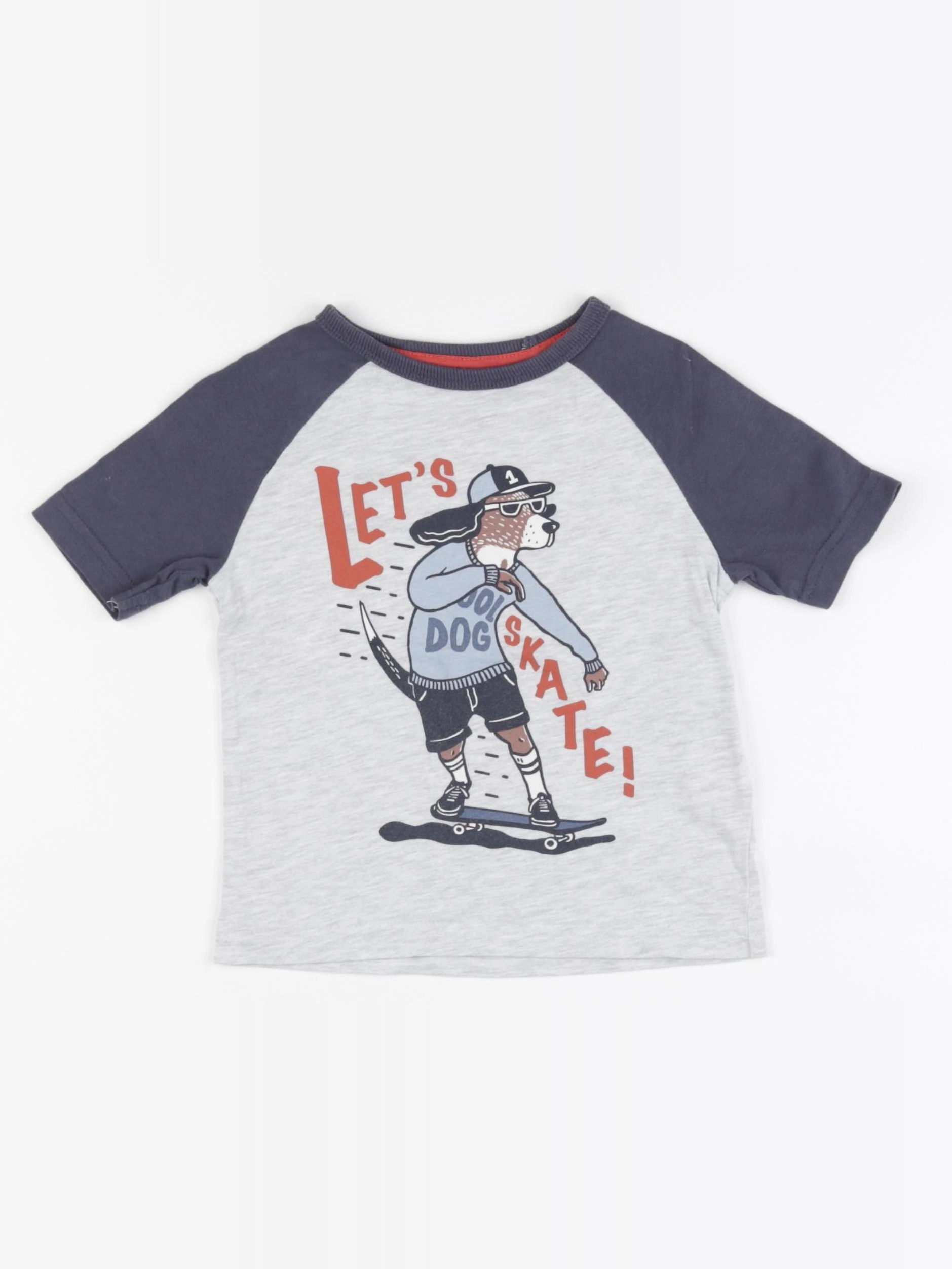 Vertbaudet - tee-shirt multicolore - 2 ans