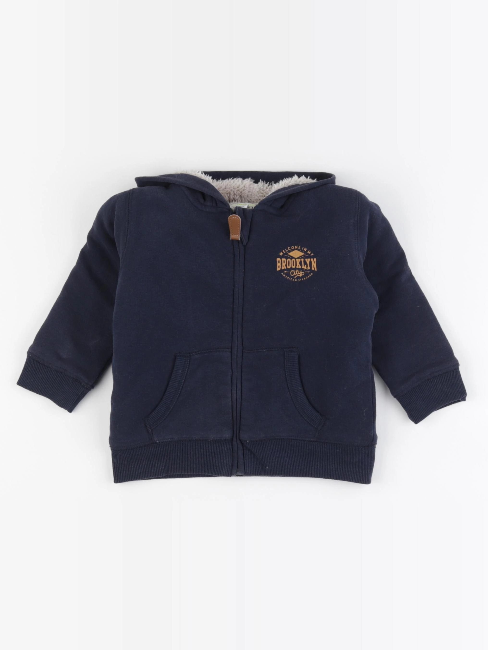 Vertbaudet - sweat bleu - 2 ans