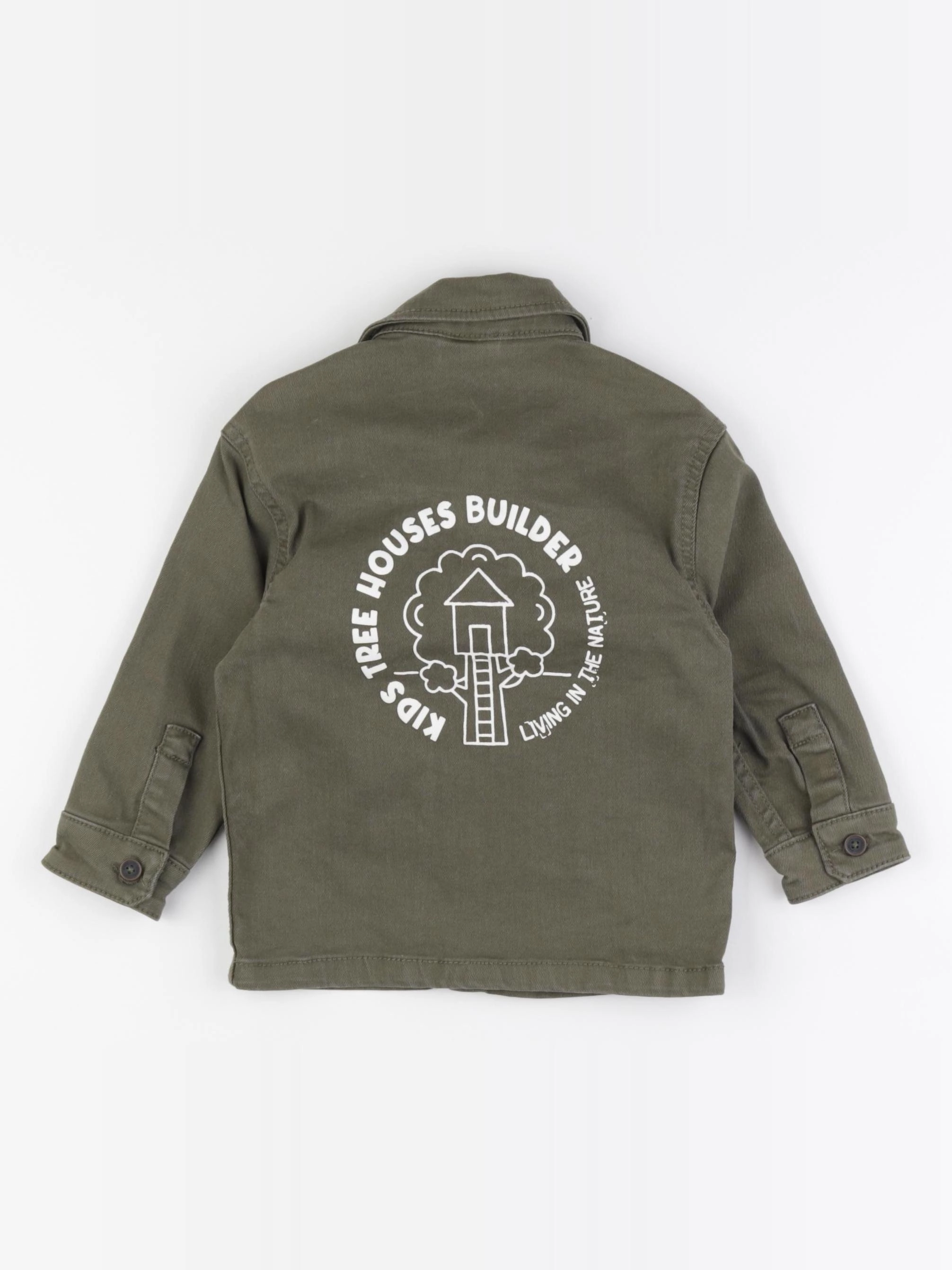 Vertbaudet - veste vert - 2 ans