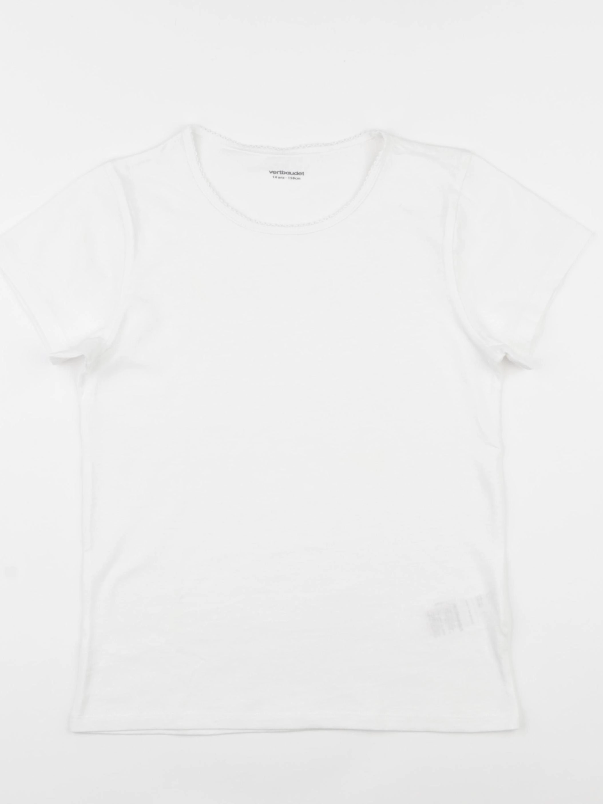 Vertbaudet - maillot de corps blanc - 14 ans