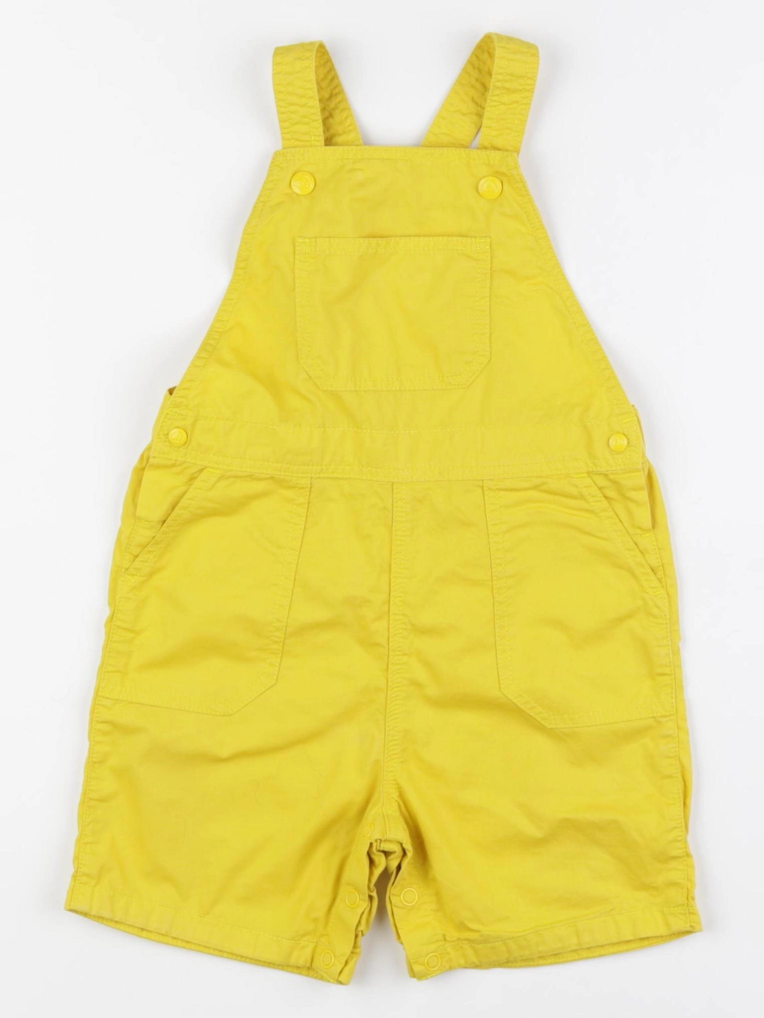 Petit Bateau - salopette jaune - 24 mois