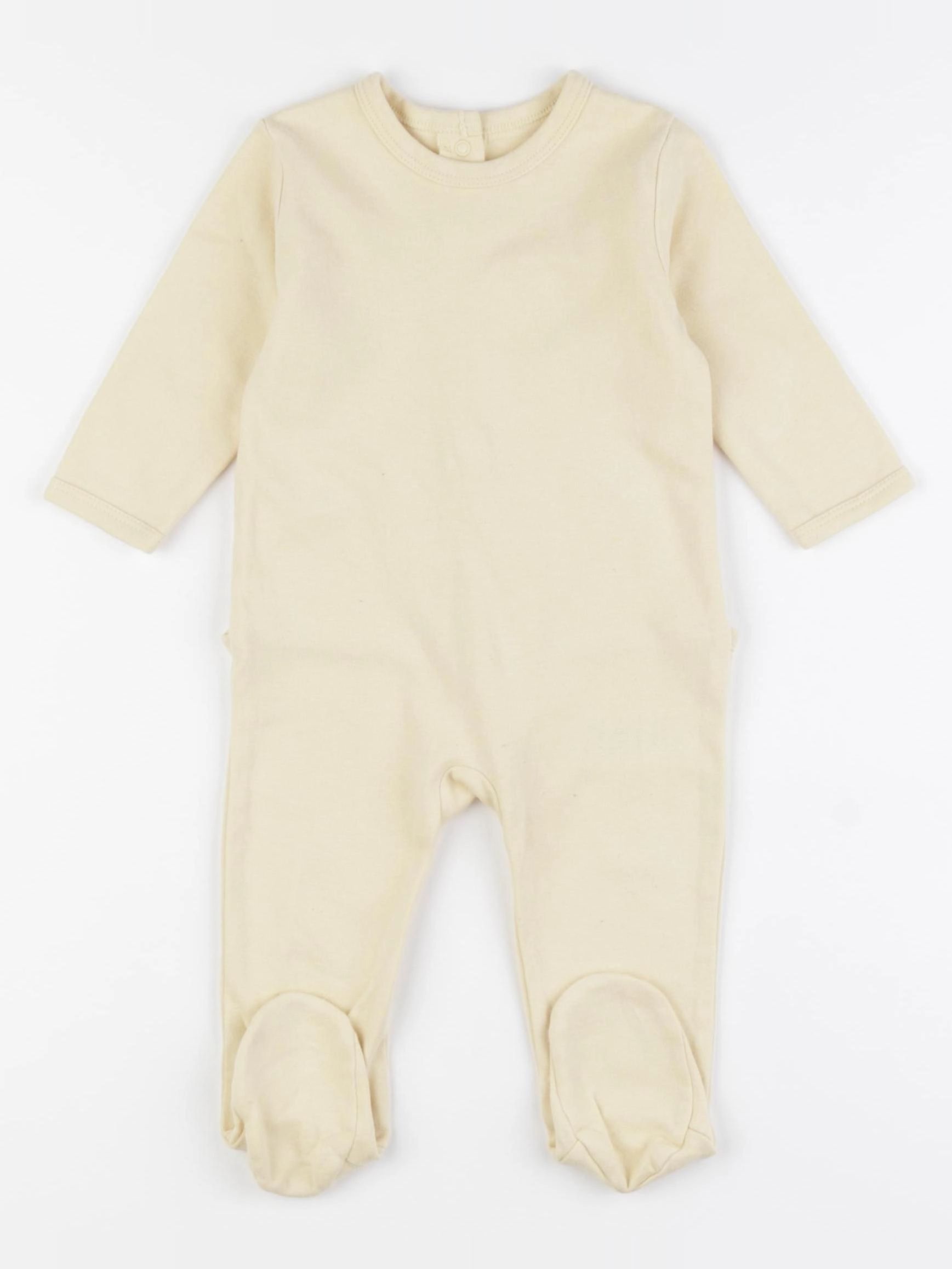 Vertbaudet - pyjama coton jaune - 9 mois