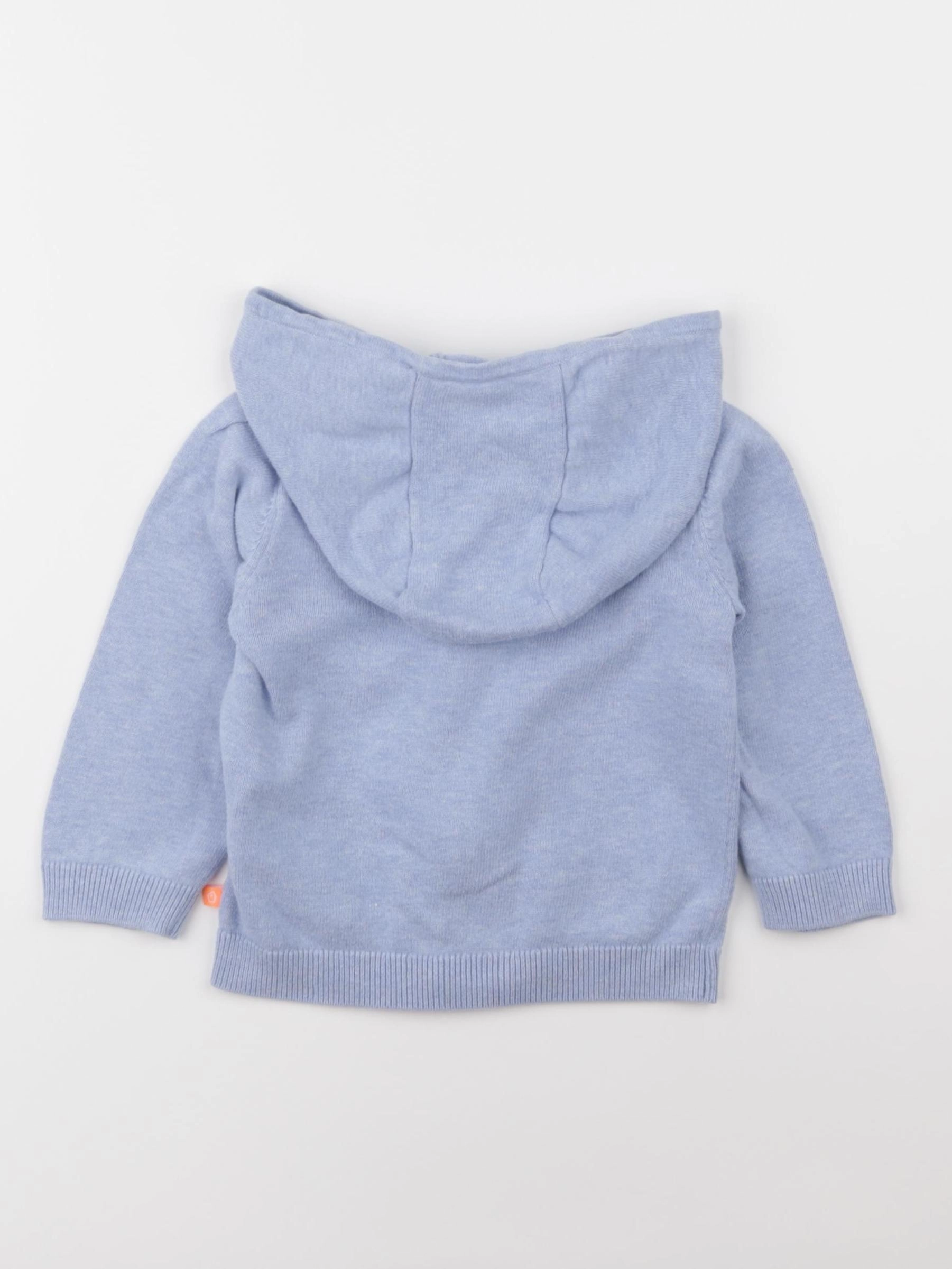 Cadet Rousselle - gilet bleu - 18 mois