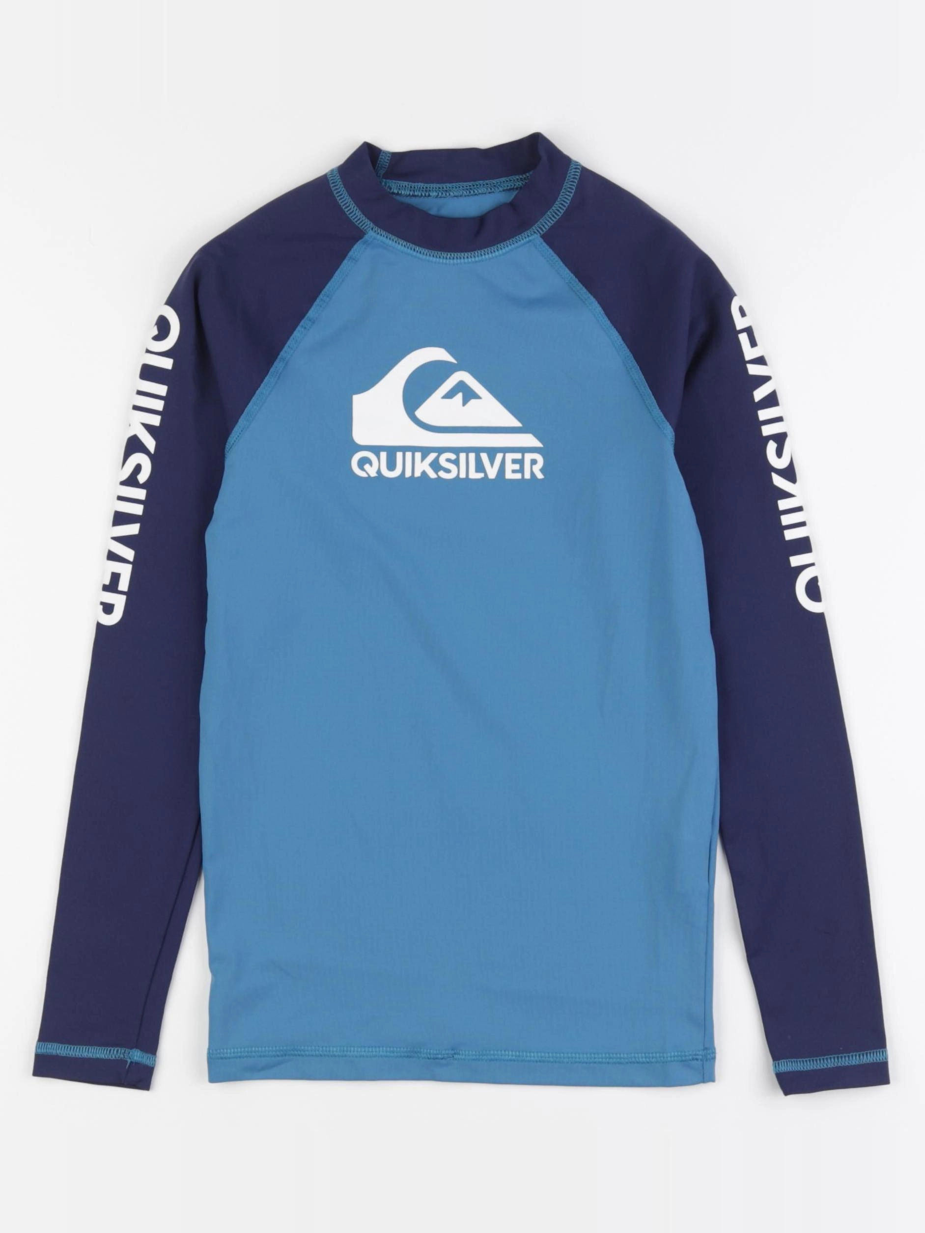 Quiksilver - tee-shirt de bain bleu - 10 ans