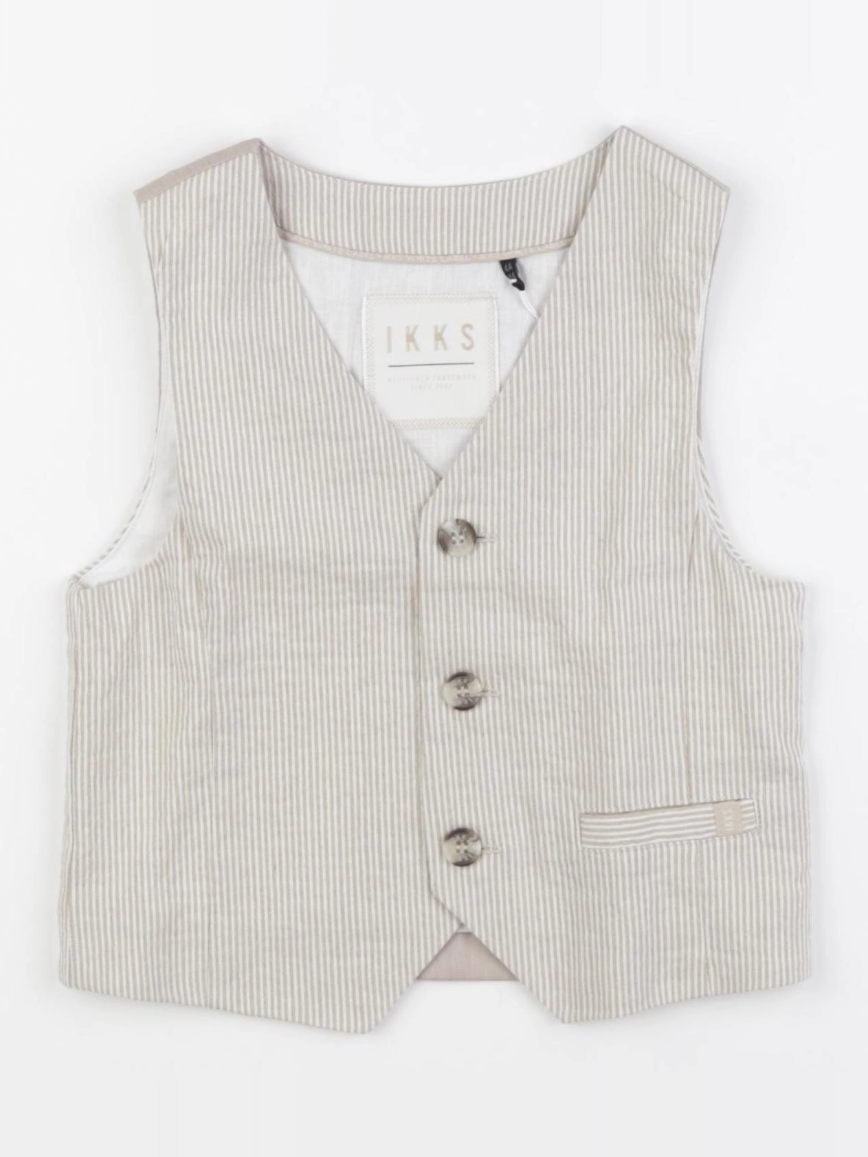 IKKS - gilet beige - 4 ans