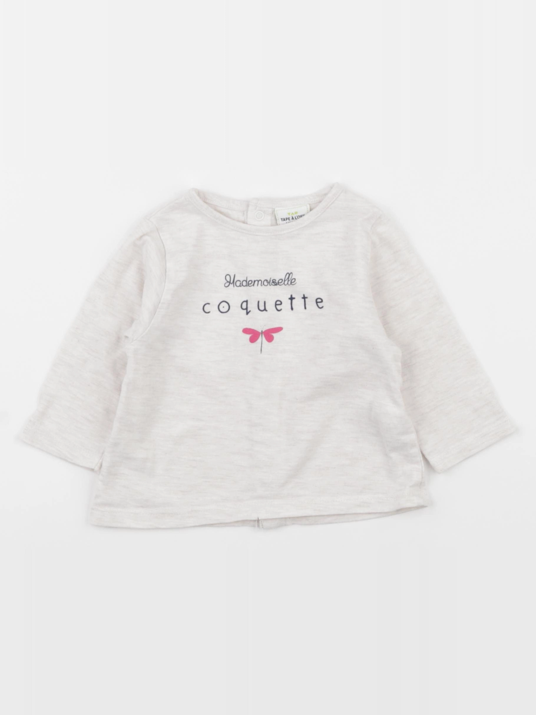 Tape à l'oeil - tee-shirt gris - 6 mois