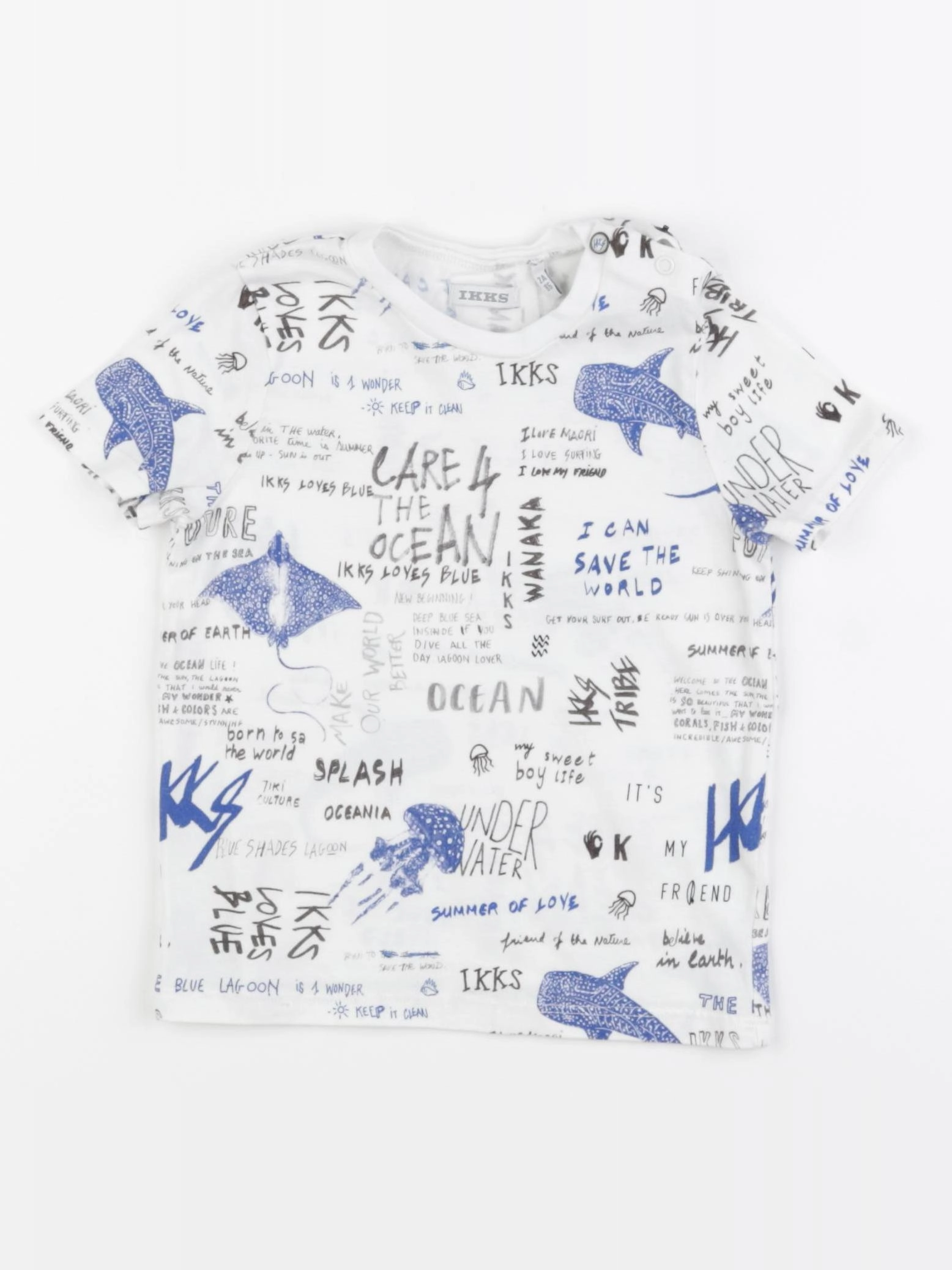 IKKS - tee-shirt multicolore - 2 ans