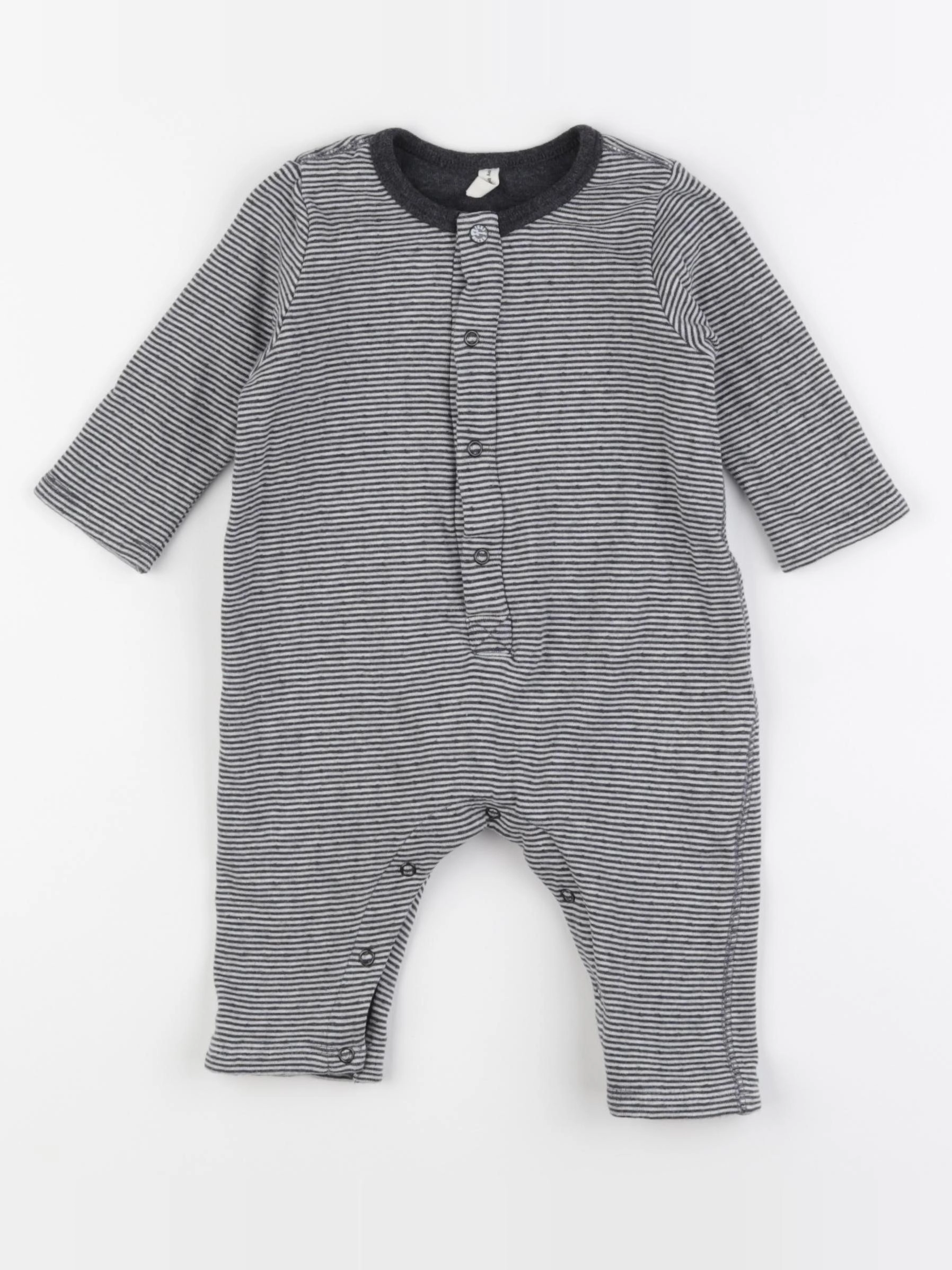 IKKS - pyjama coton gris - 6 mois