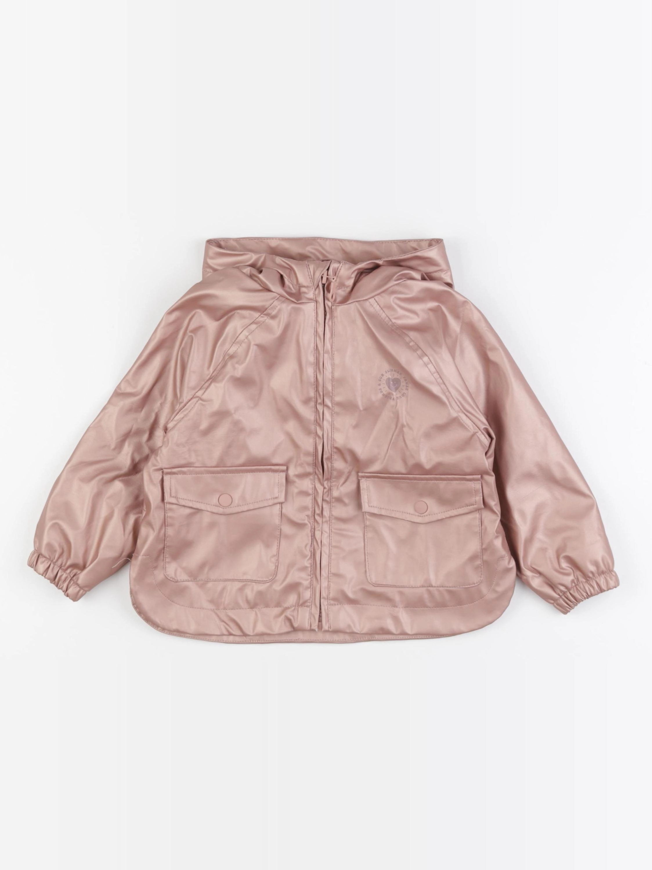 Vertbaudet - imperméable rose - 2 ans