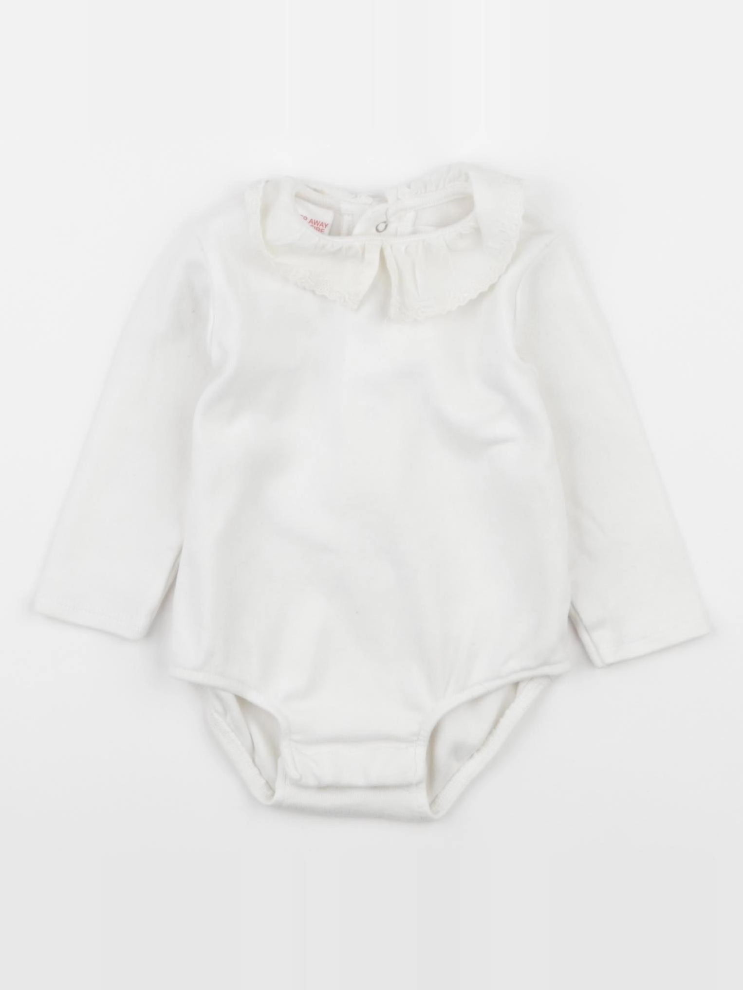 Zara - body à col blanc - 3/6 mois