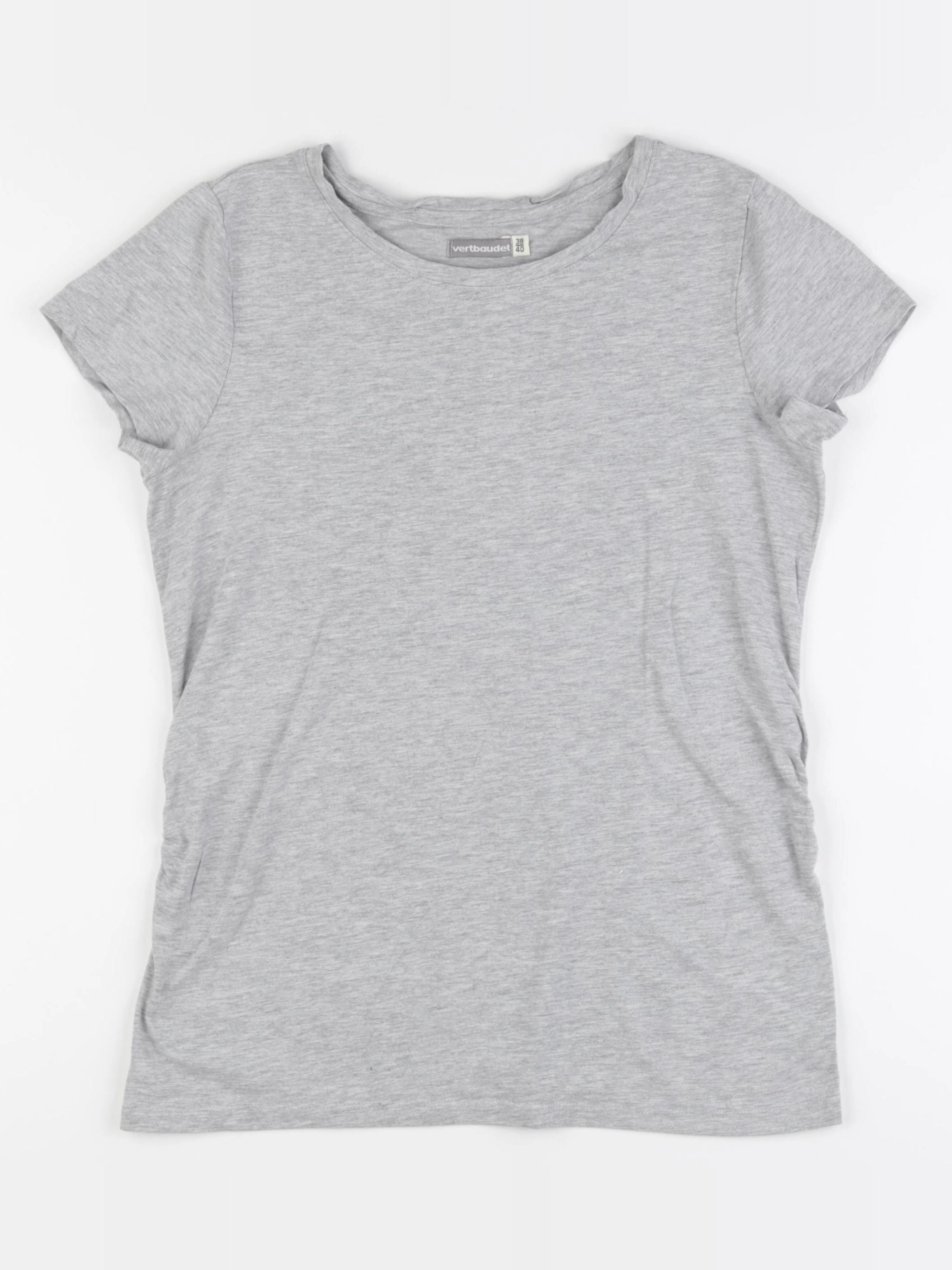 Vertbaudet - tee-shirt grossesse gris - 38 à 40