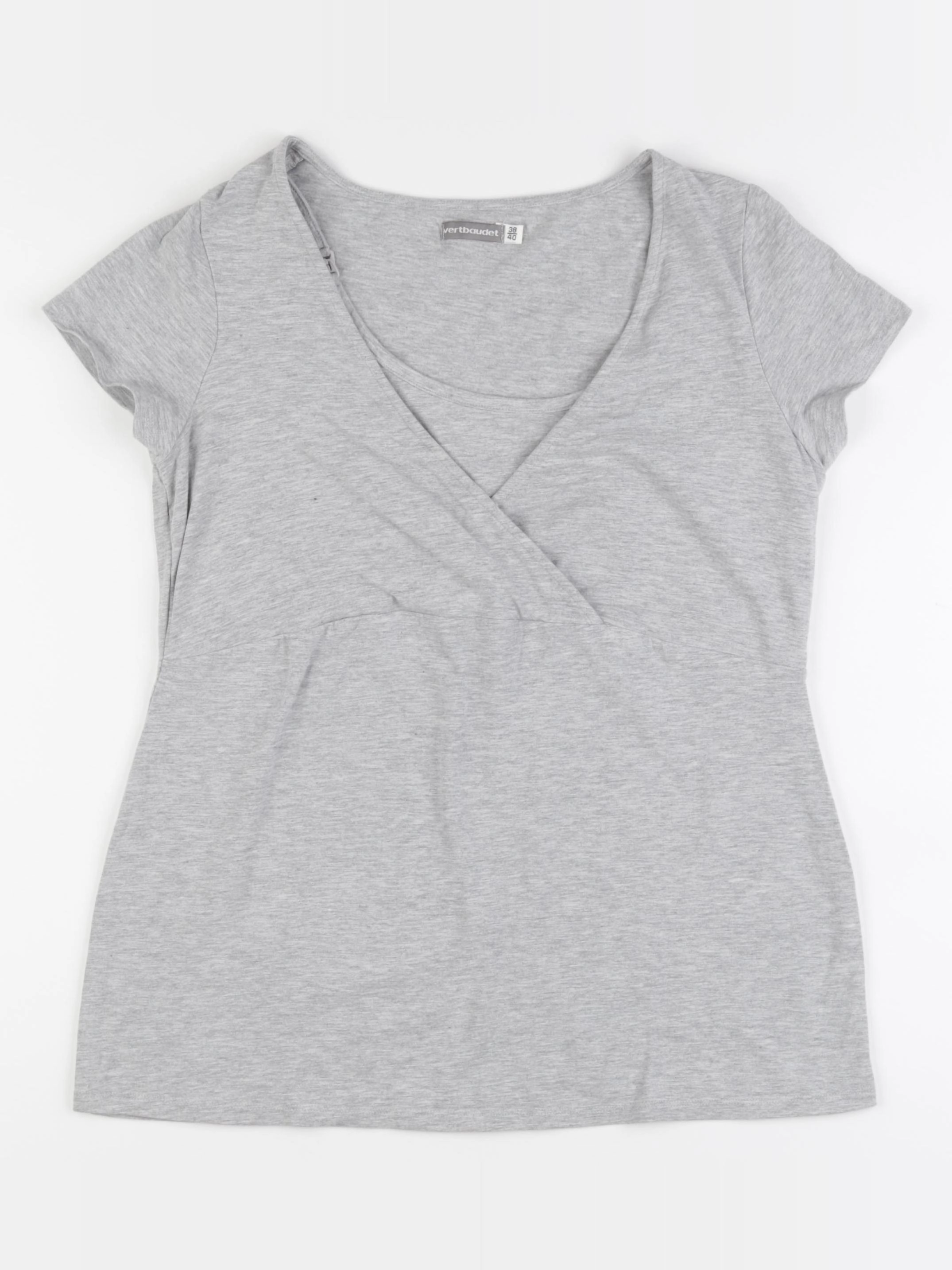 Vertbaudet - tee-shirt allaitement gris - 38 à 40