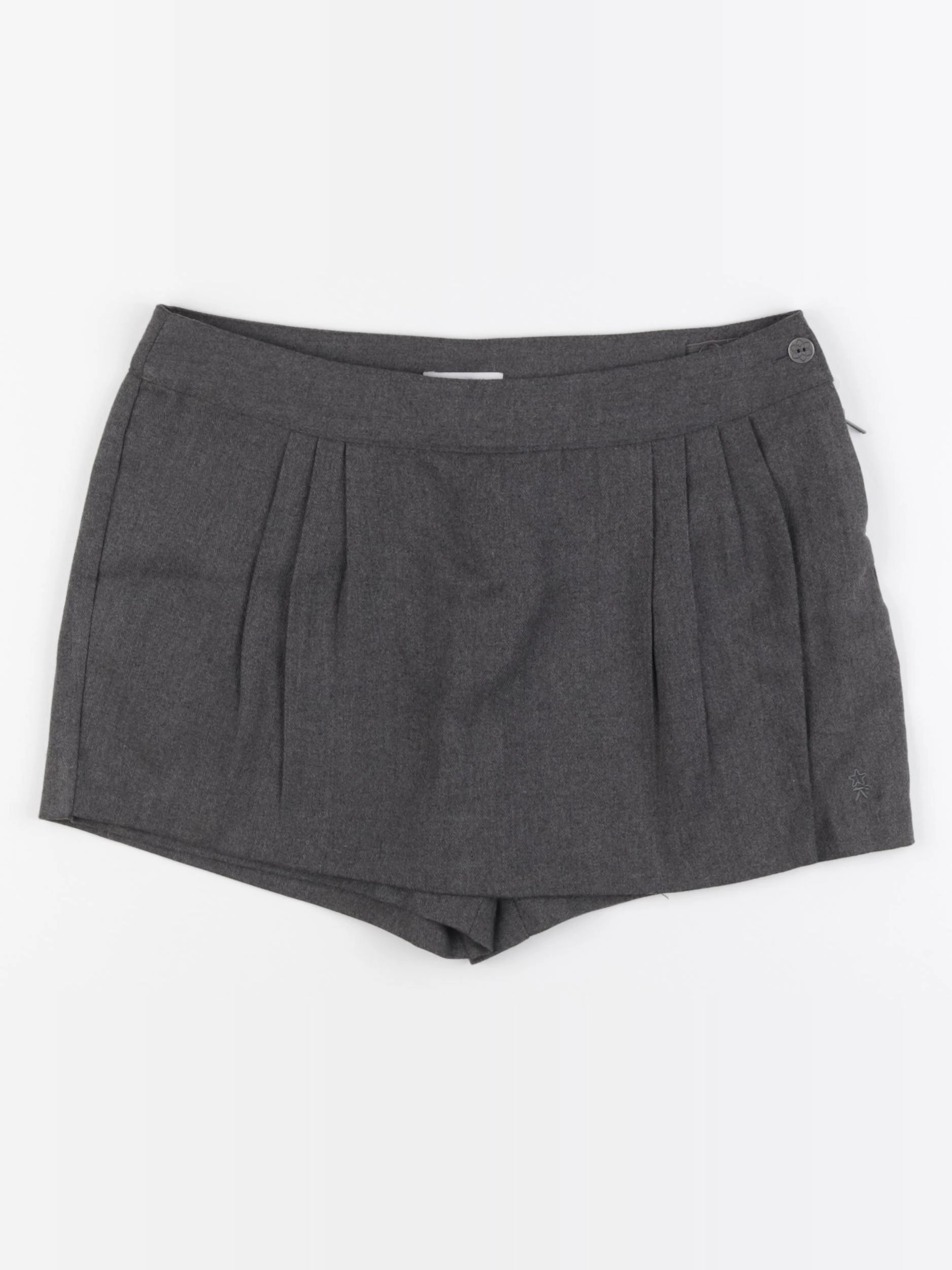 Okaidi - jupe short gris - 14 ans