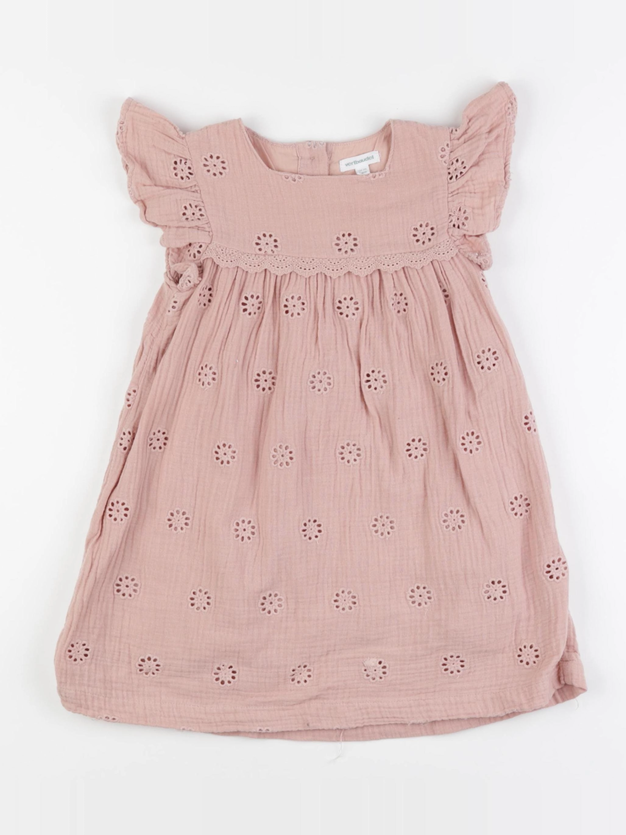 Vertbaudet - robe rose - 4 ans