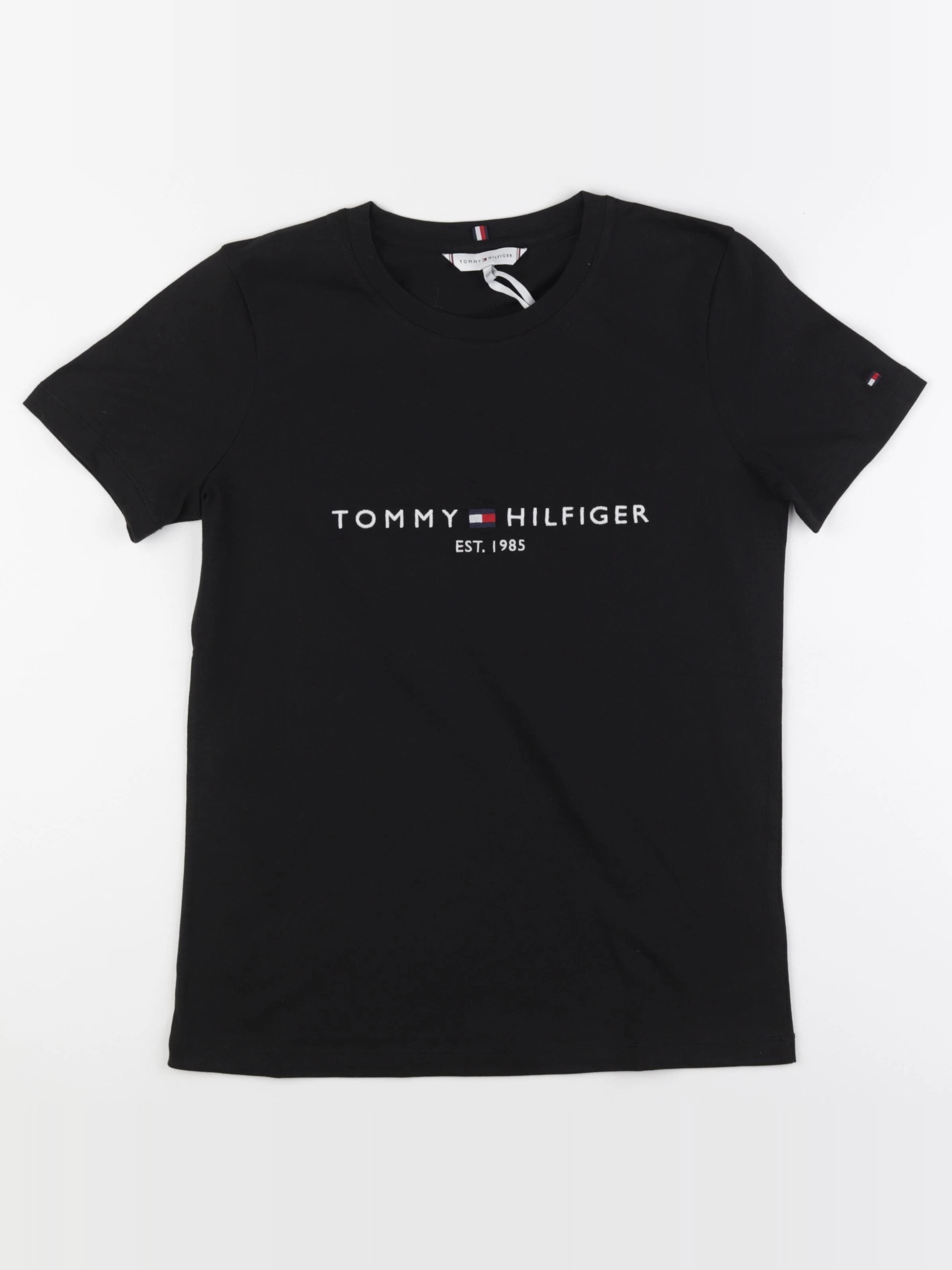 Tommy Hilfiger - tee-shirt noir - 10/11 ans