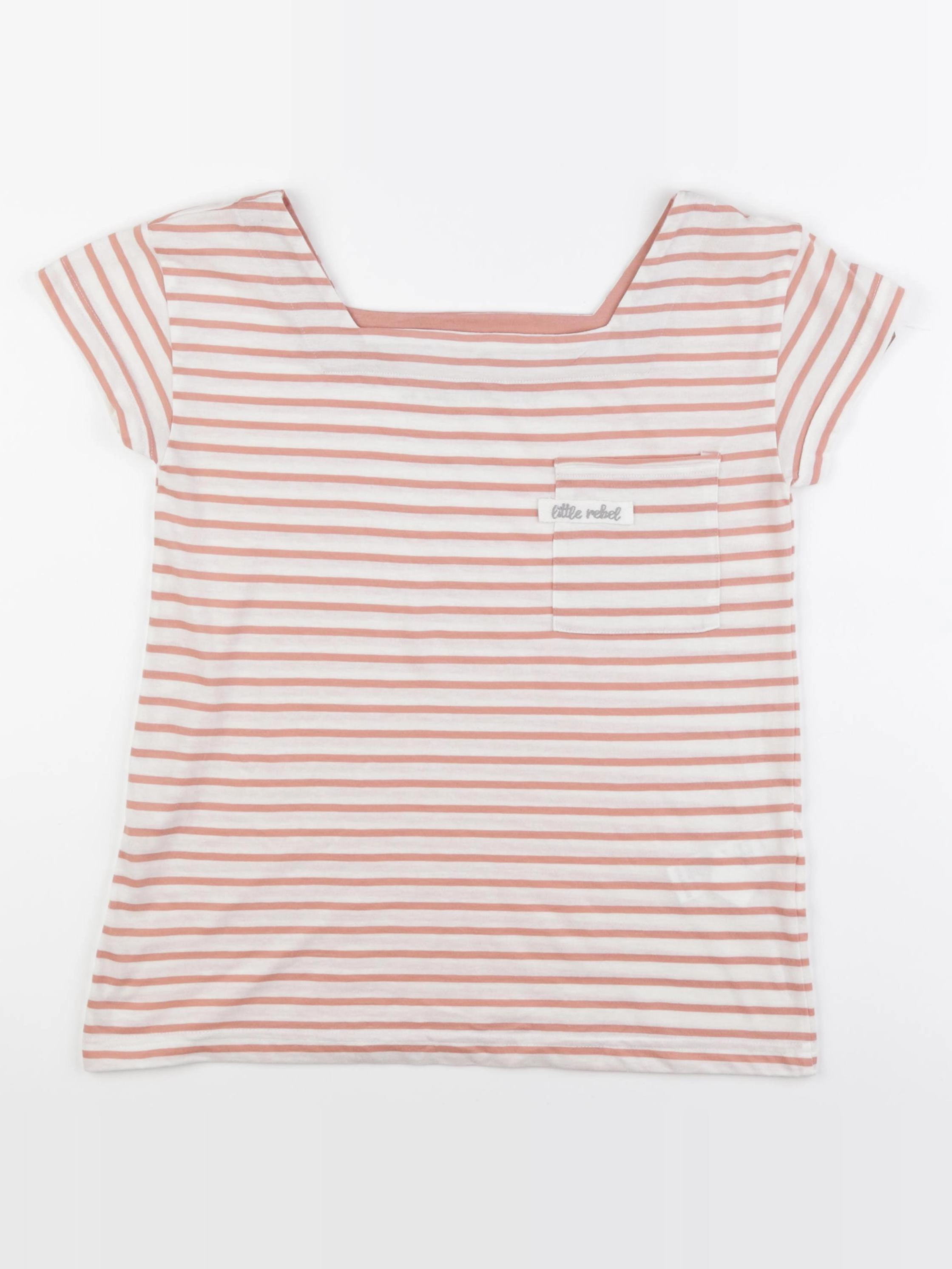 Gocco - tee-shirt blanc, rose - 14/16 ans