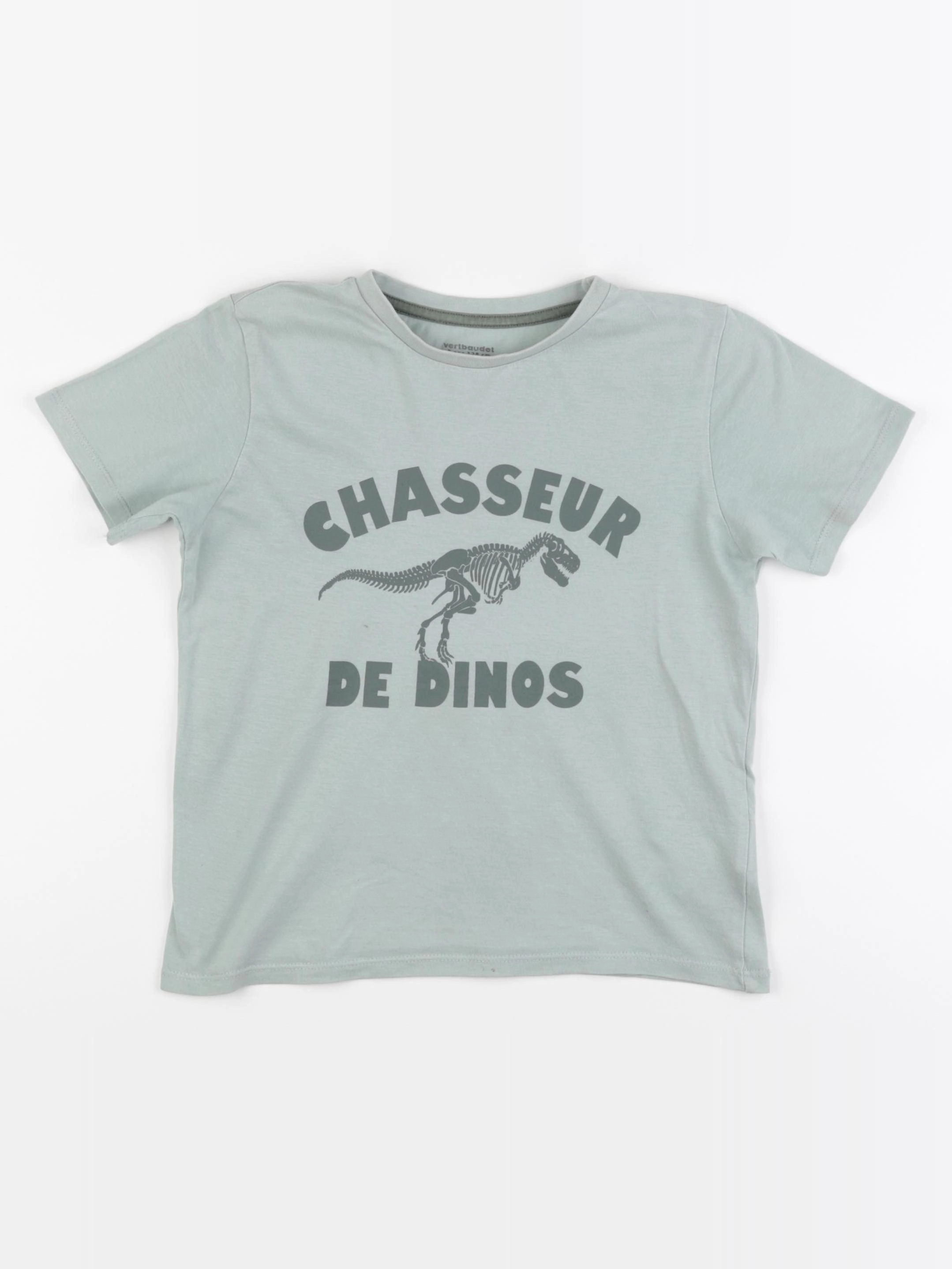 Vertbaudet - tee-shirt vert - 8 ans