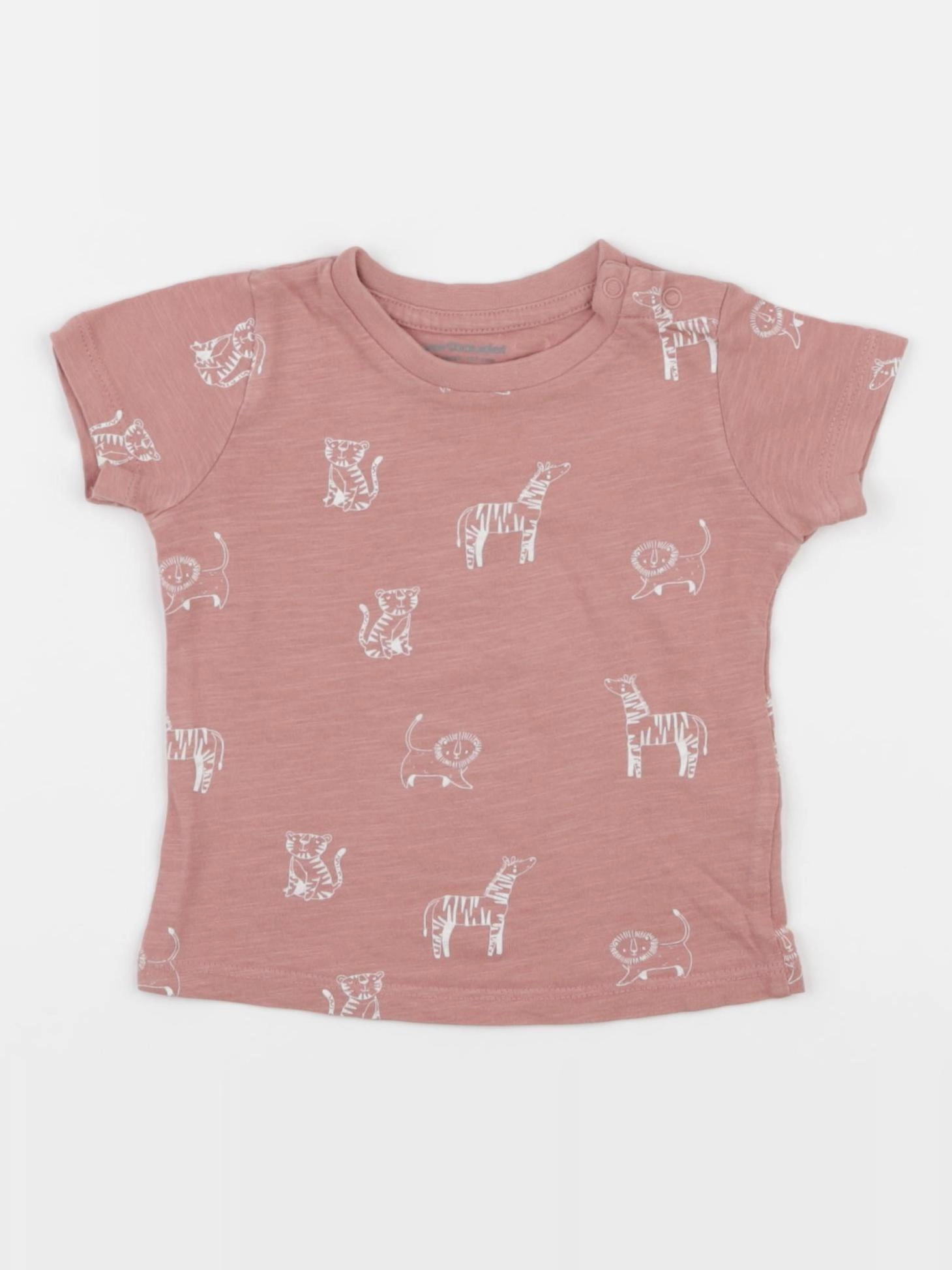 Vertbaudet - tee-shirt rose - 6 mois