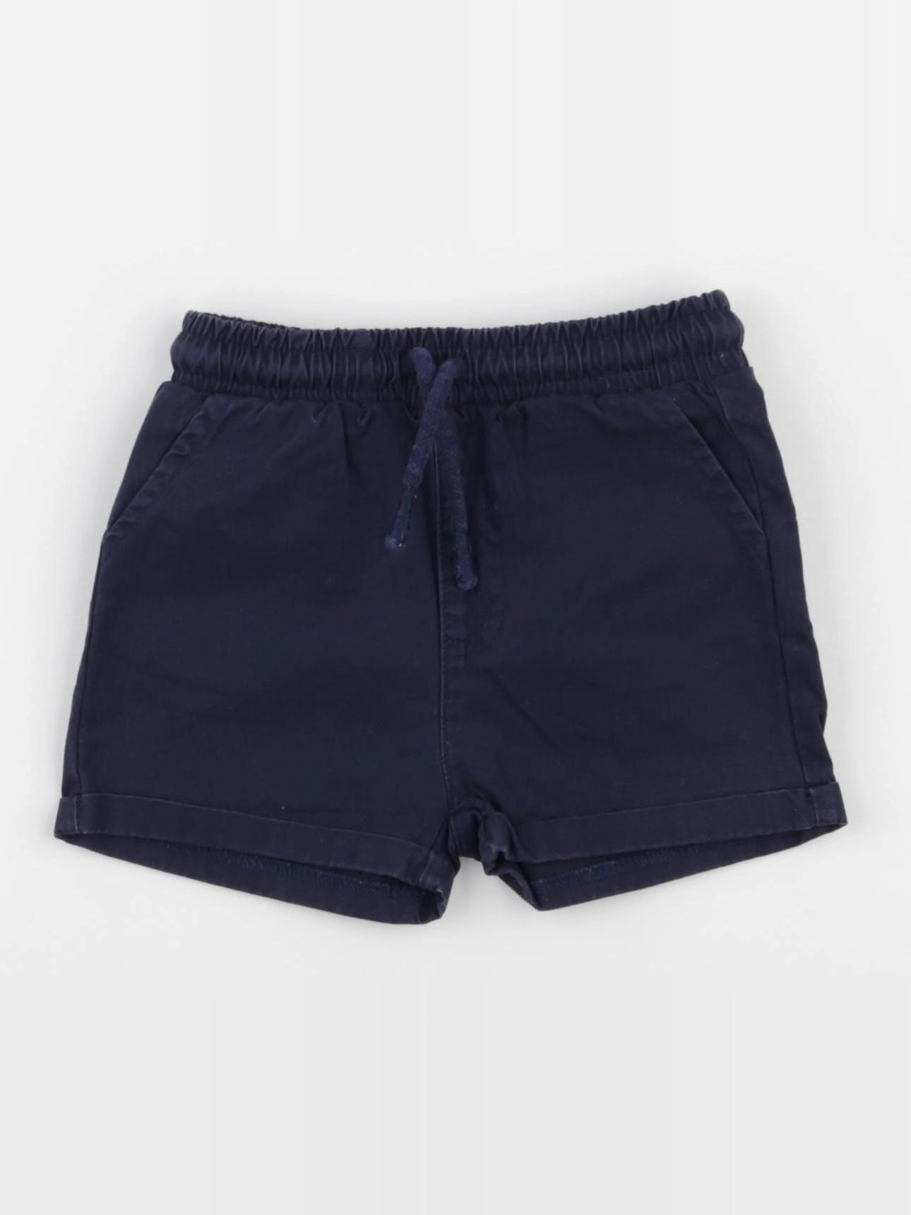 Vertbaudet - short bleu - 9 mois