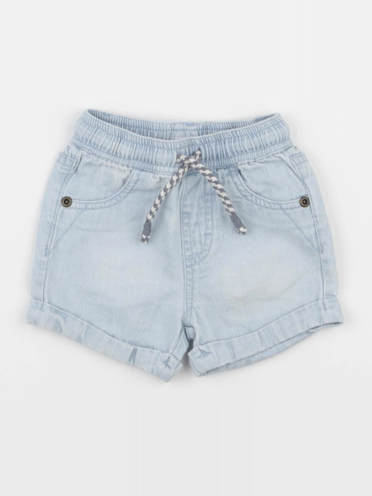 Vertbaudet - short bleu - 6 mois