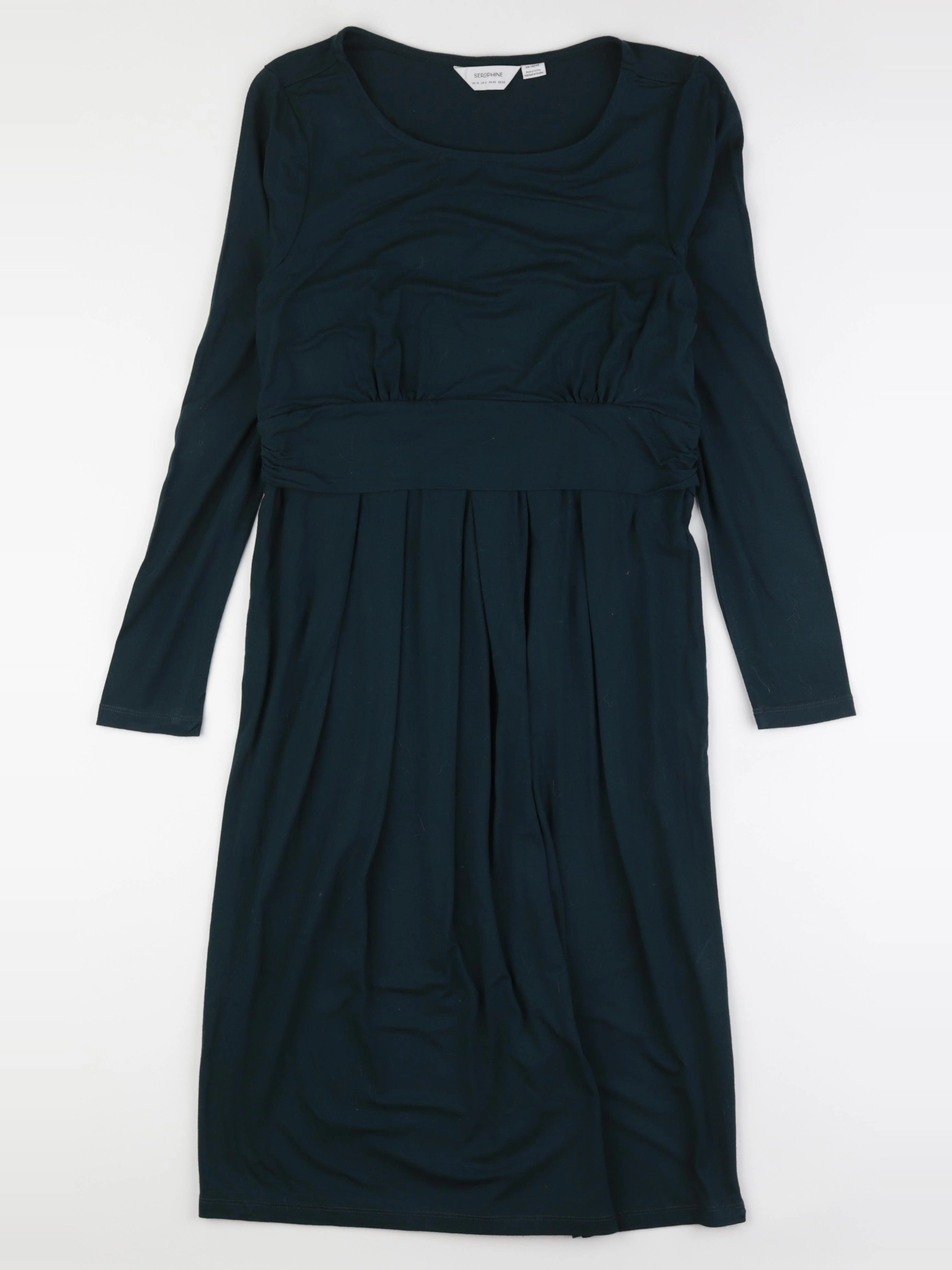 Seraphine - robe grossesse, allaitement vert - 40