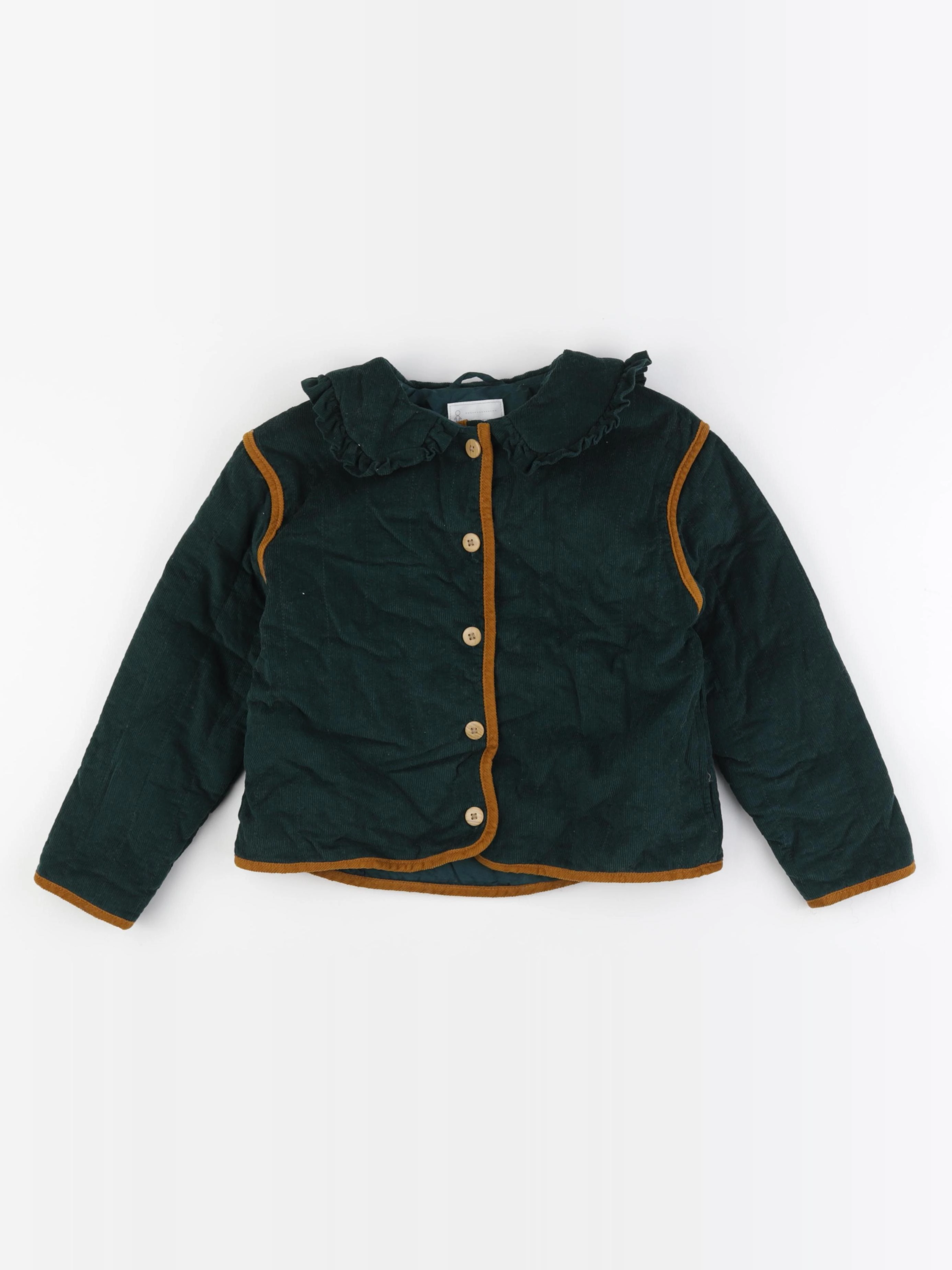 Vertbaudet - veste vert - 8 ans
