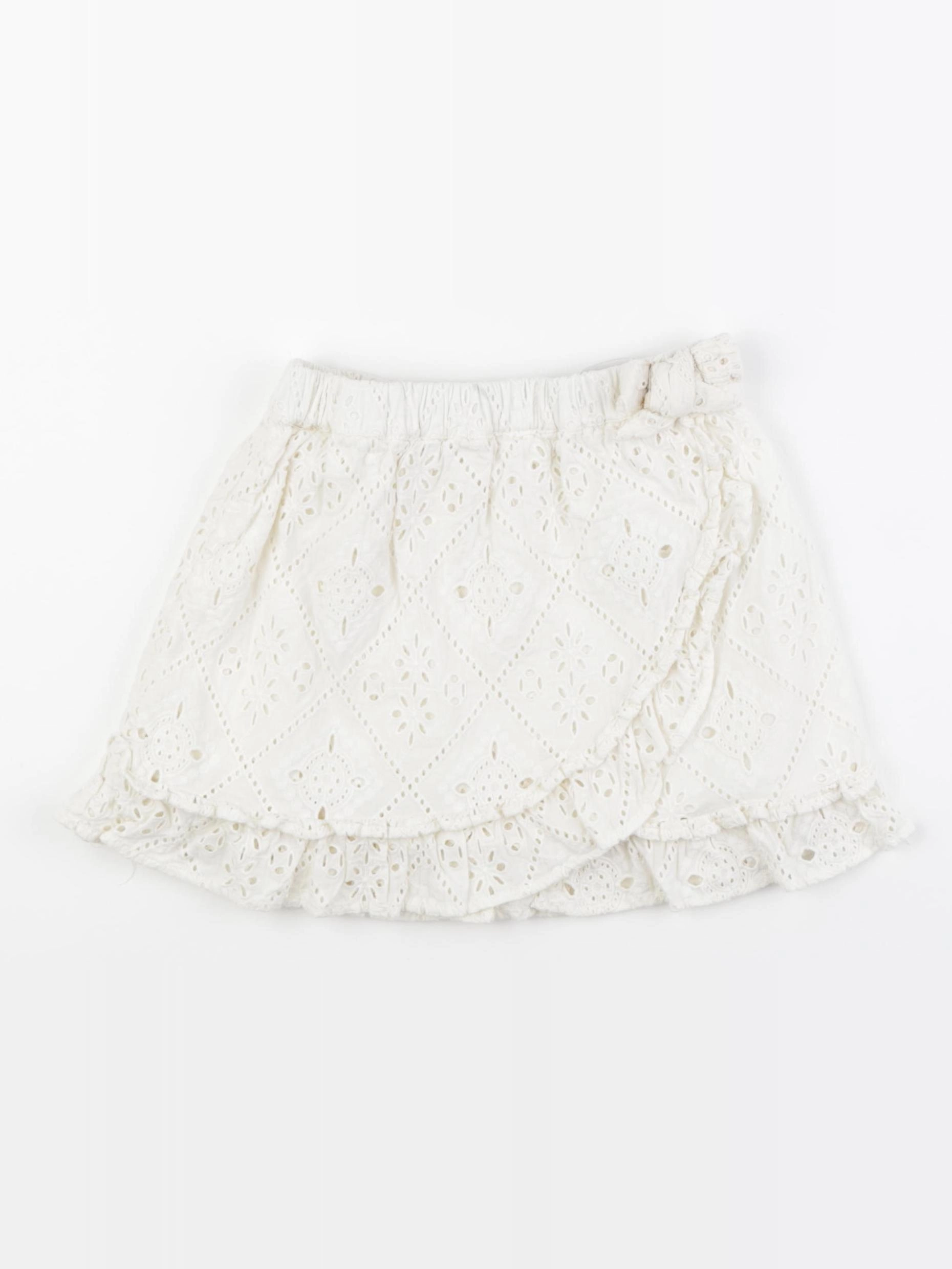 Vertbaudet - jupe blanc - 6 ans