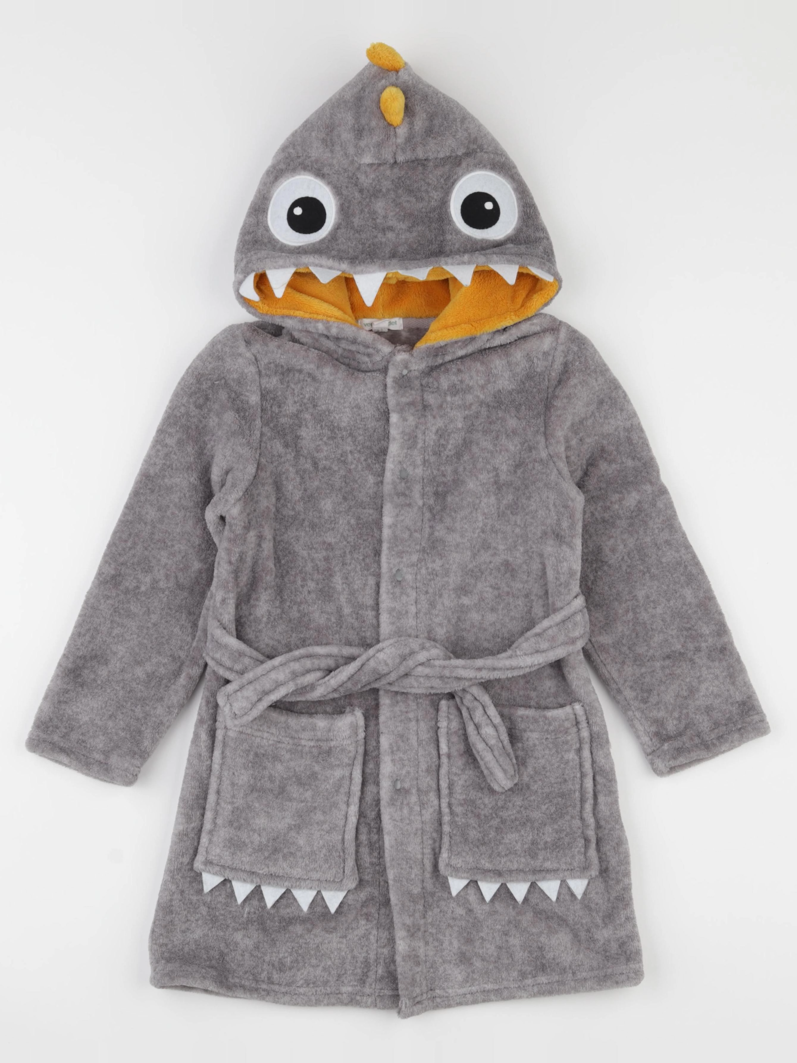 Vertbaudet - robe de chambre gris - 6 ans