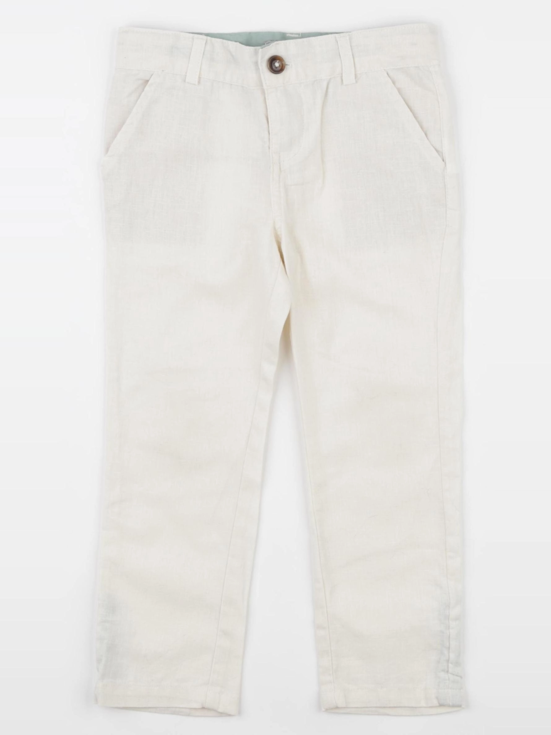 Vertbaudet - pantalon beige - 3 ans