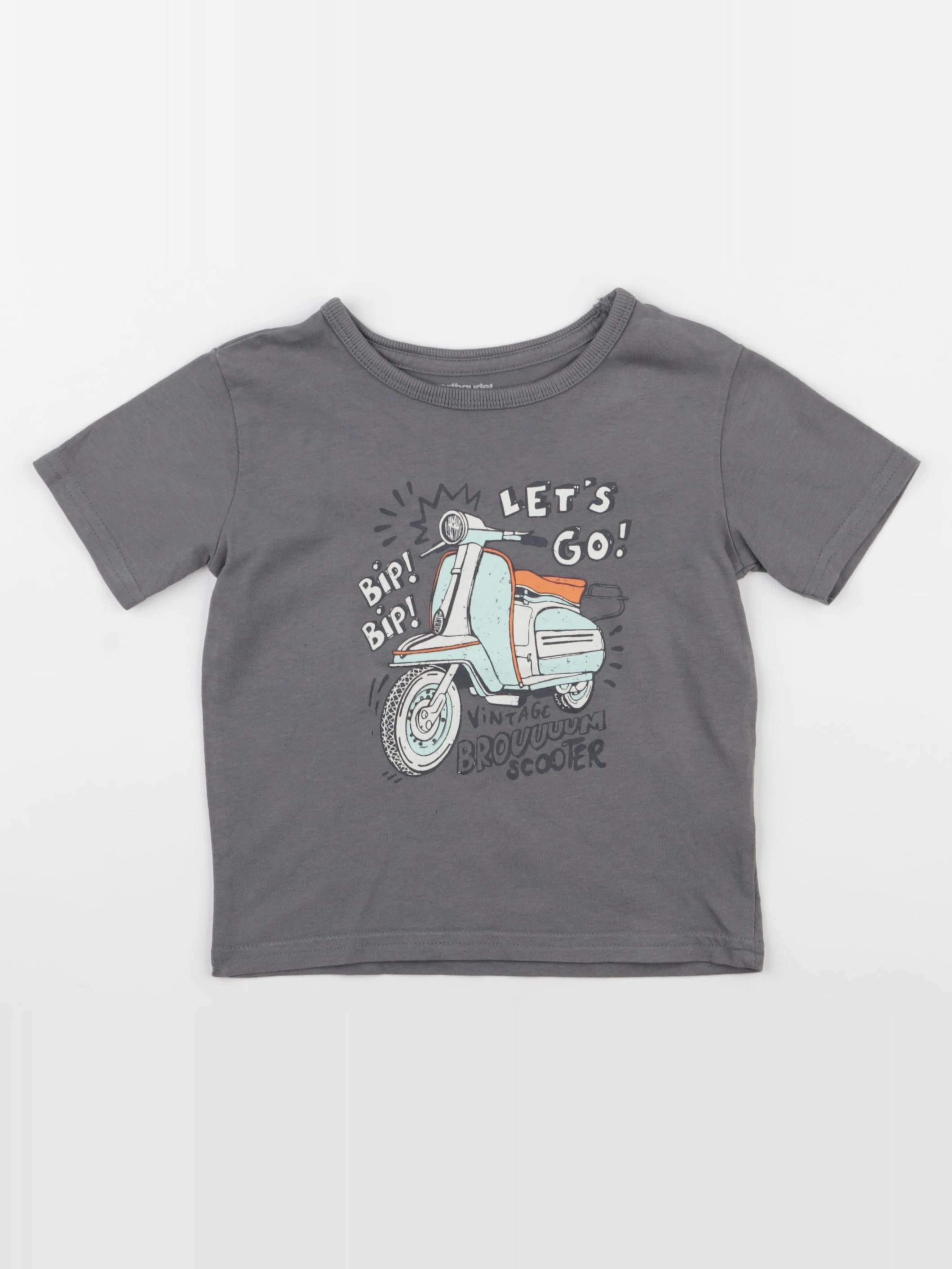Vertbaudet - tee-shirt gris - 3 ans