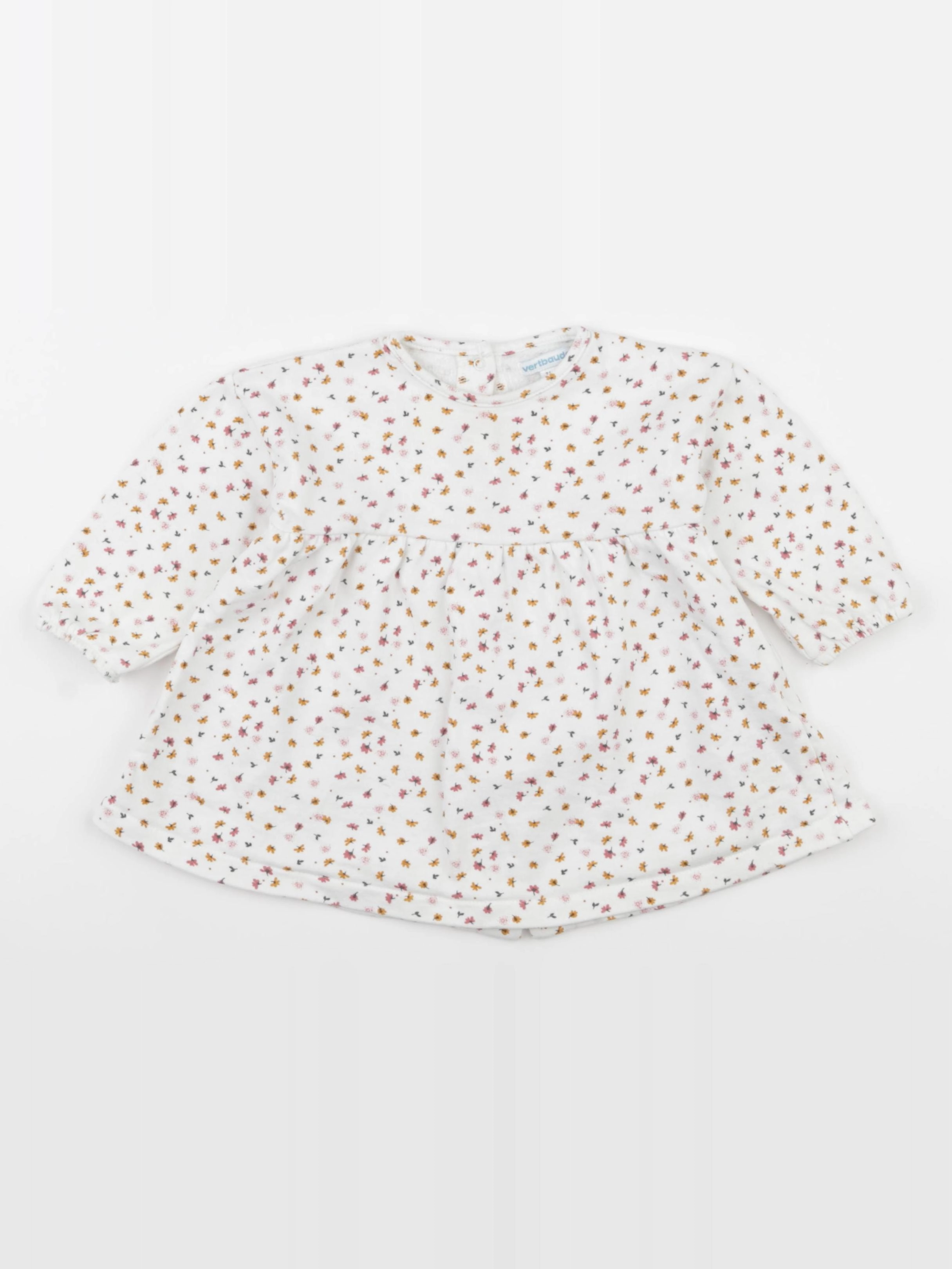 Vertbaudet - robe multicolore - 12 mois