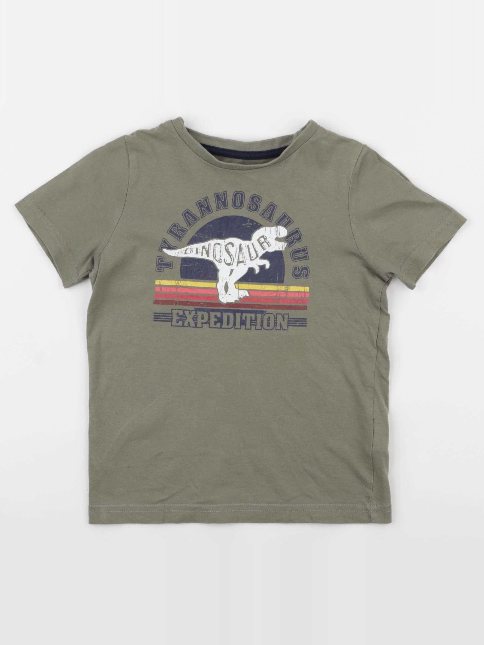 Vertbaudet - tee-shirt vert - 4 ans