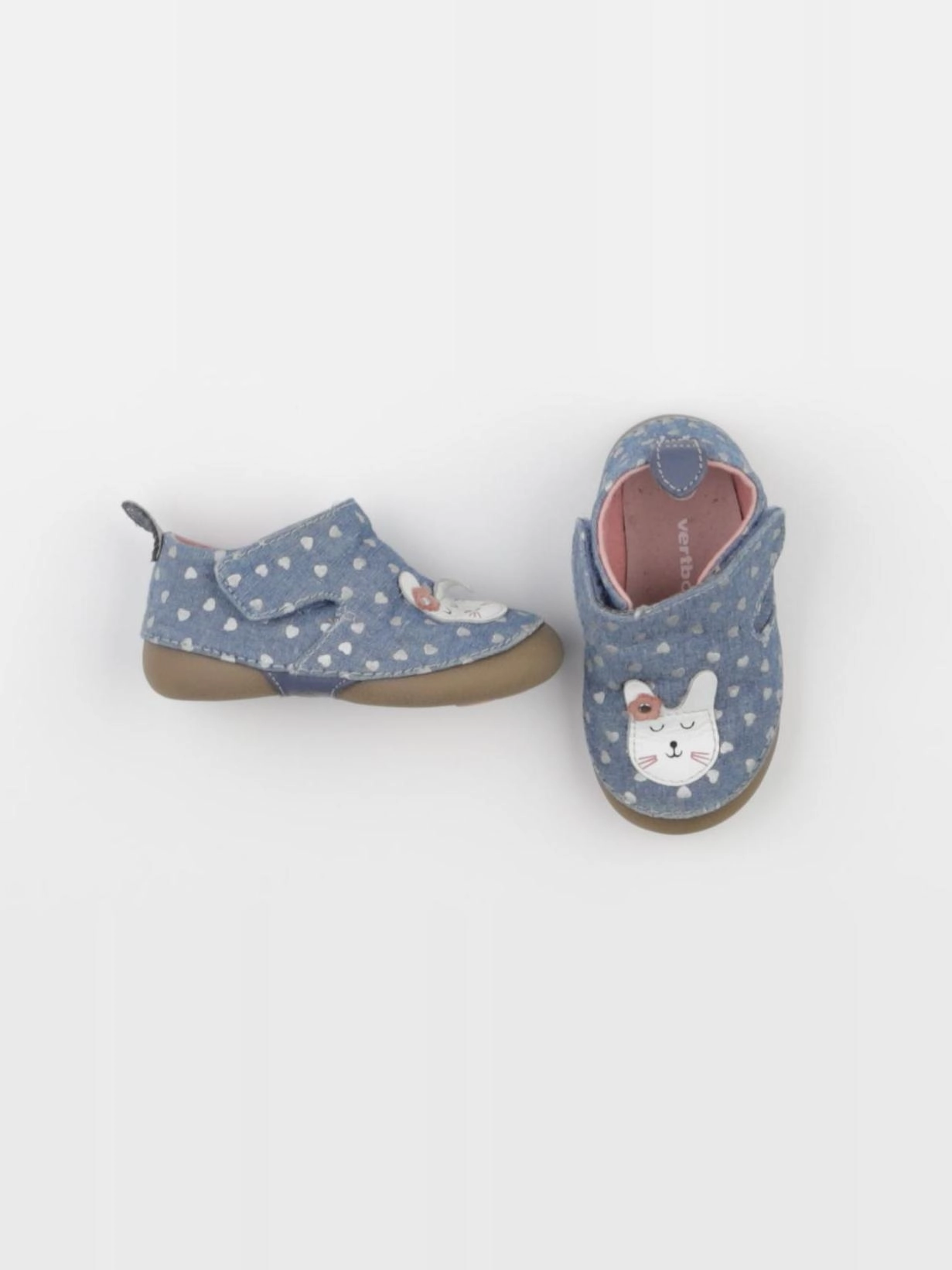 Vertbaudet - chaussons bleu - pointure 18