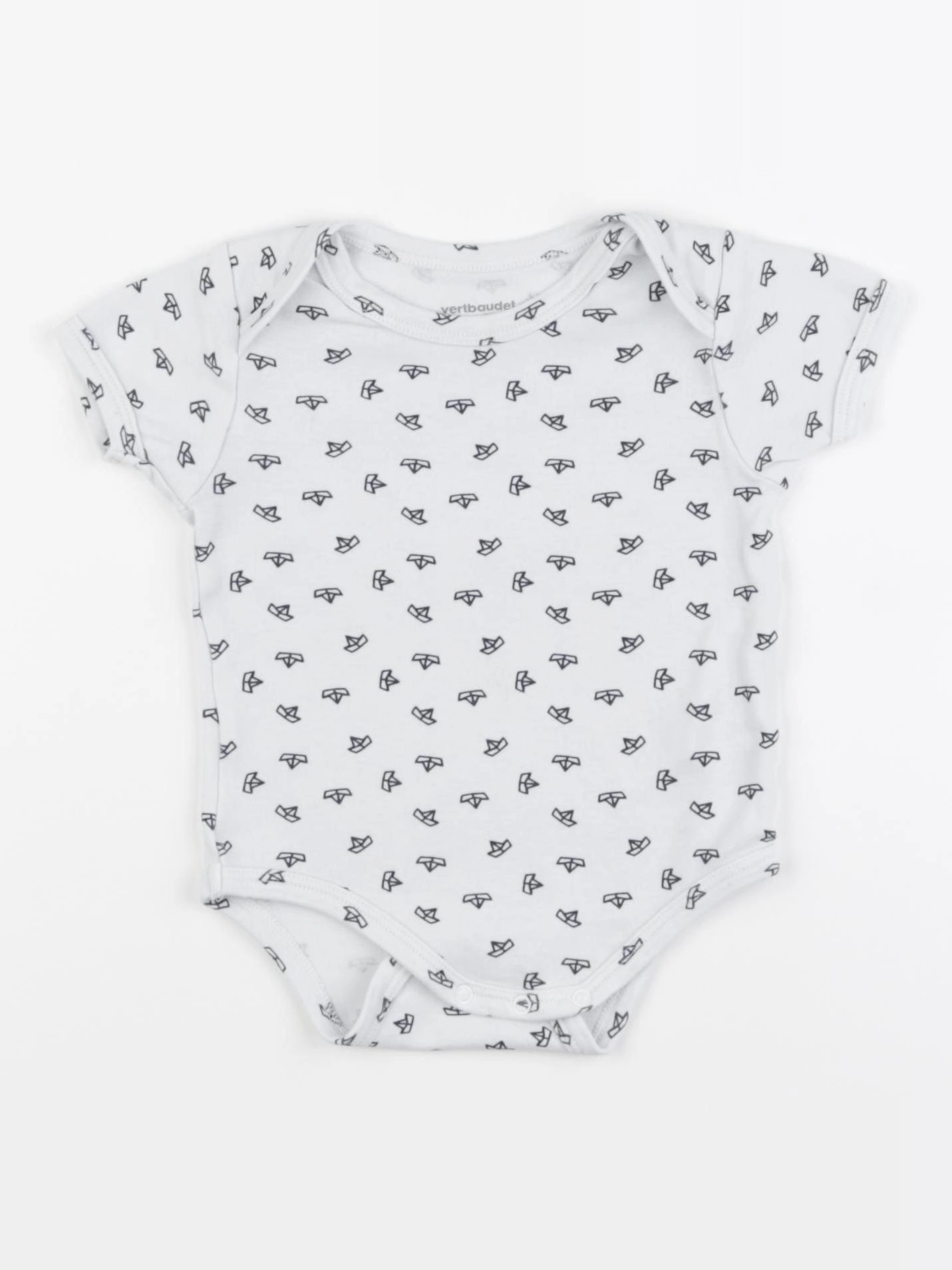 Vertbaudet - body blanc - 12 mois