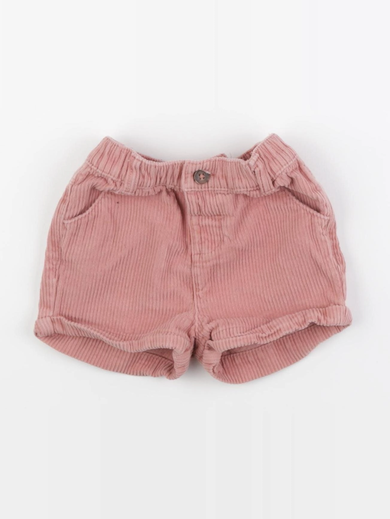 Vertbaudet - short rose - 9 mois