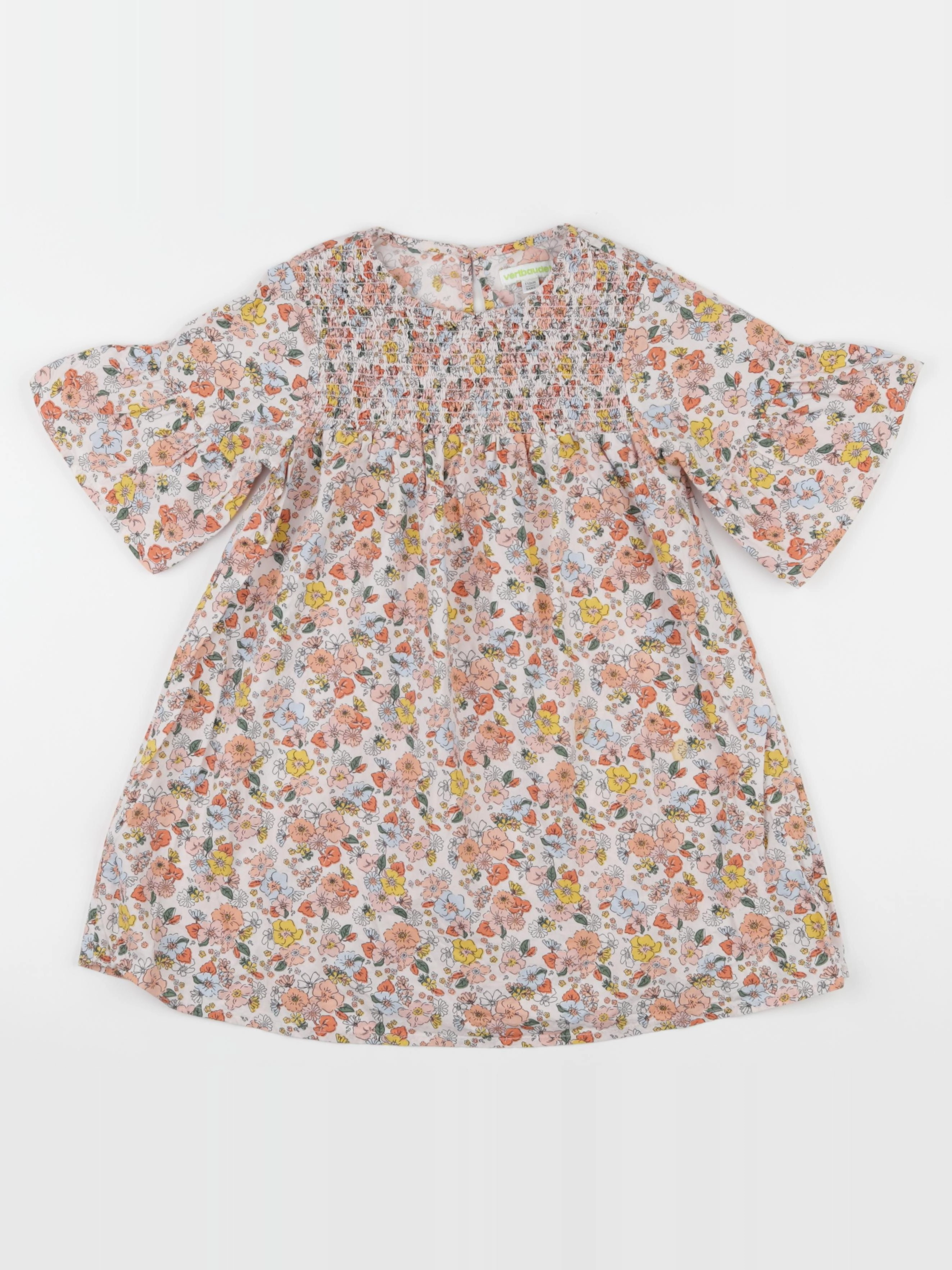 Vertbaudet - robe multicolore - 5 ans