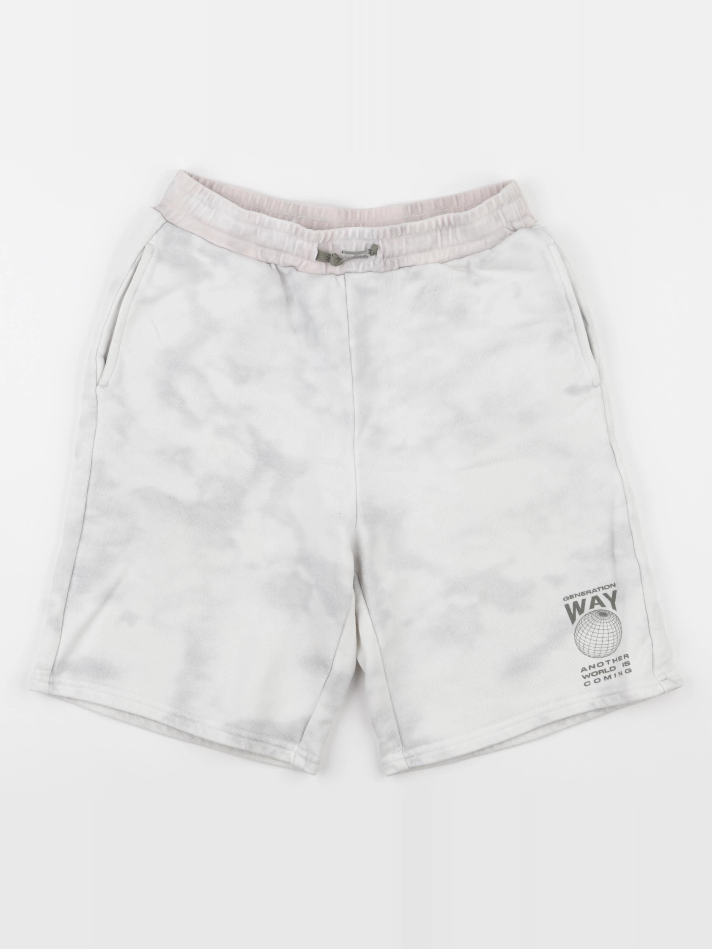 IKKS - short blanc, gris - 12 ans