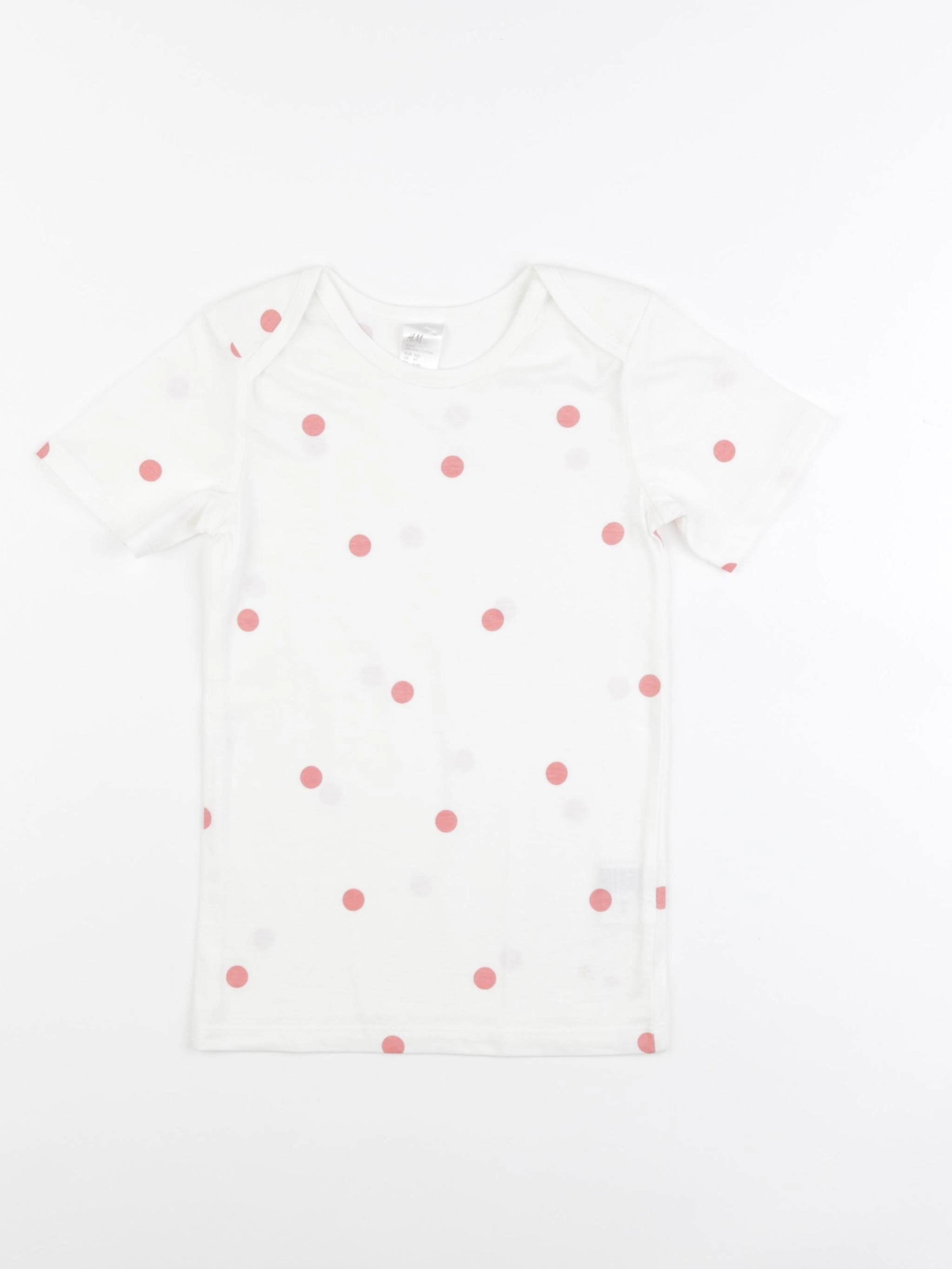 H&M - tee-shirt blanc - 3/4 ans