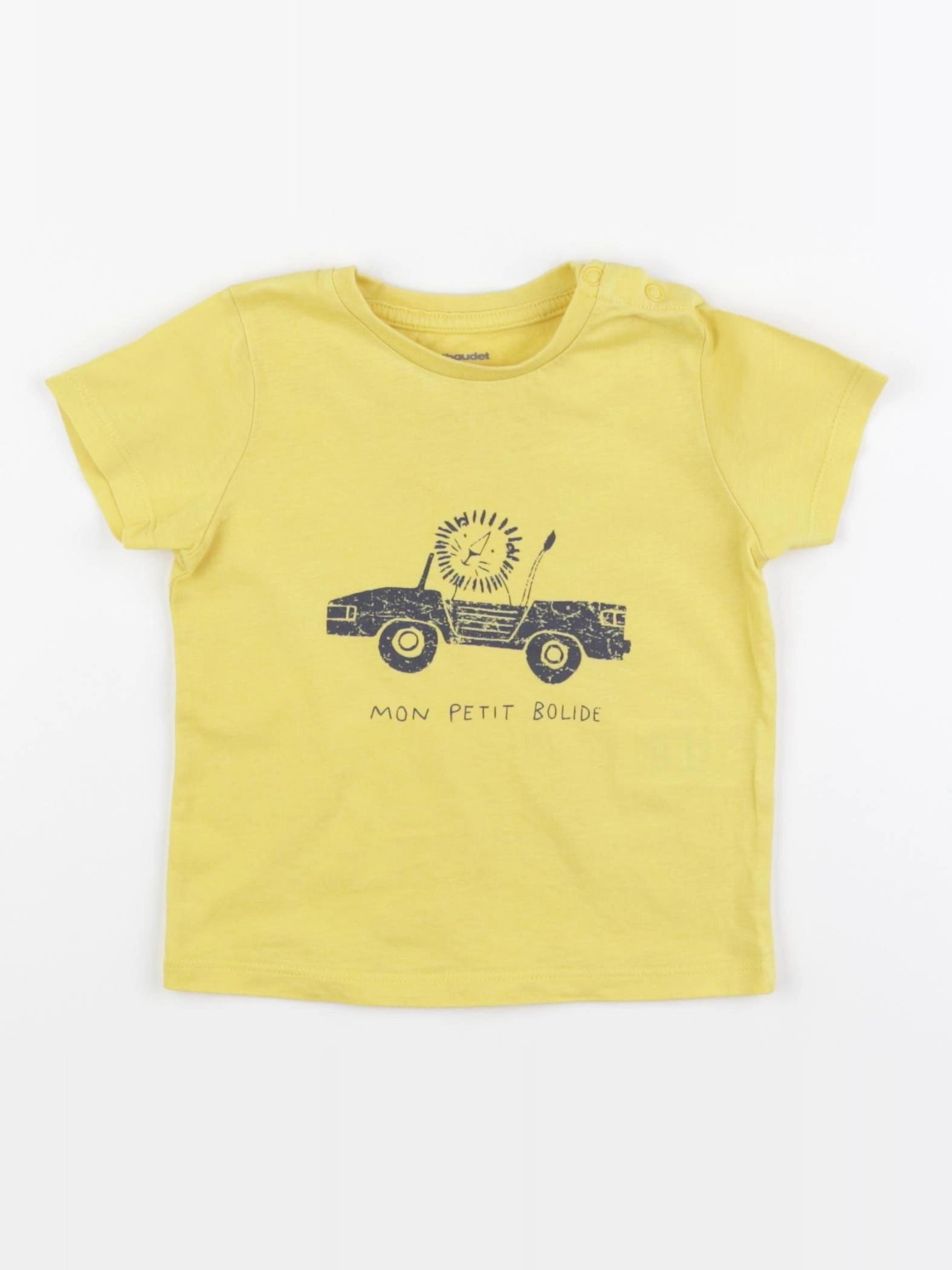 Vertbaudet - tee-shirt jaune - 18 mois