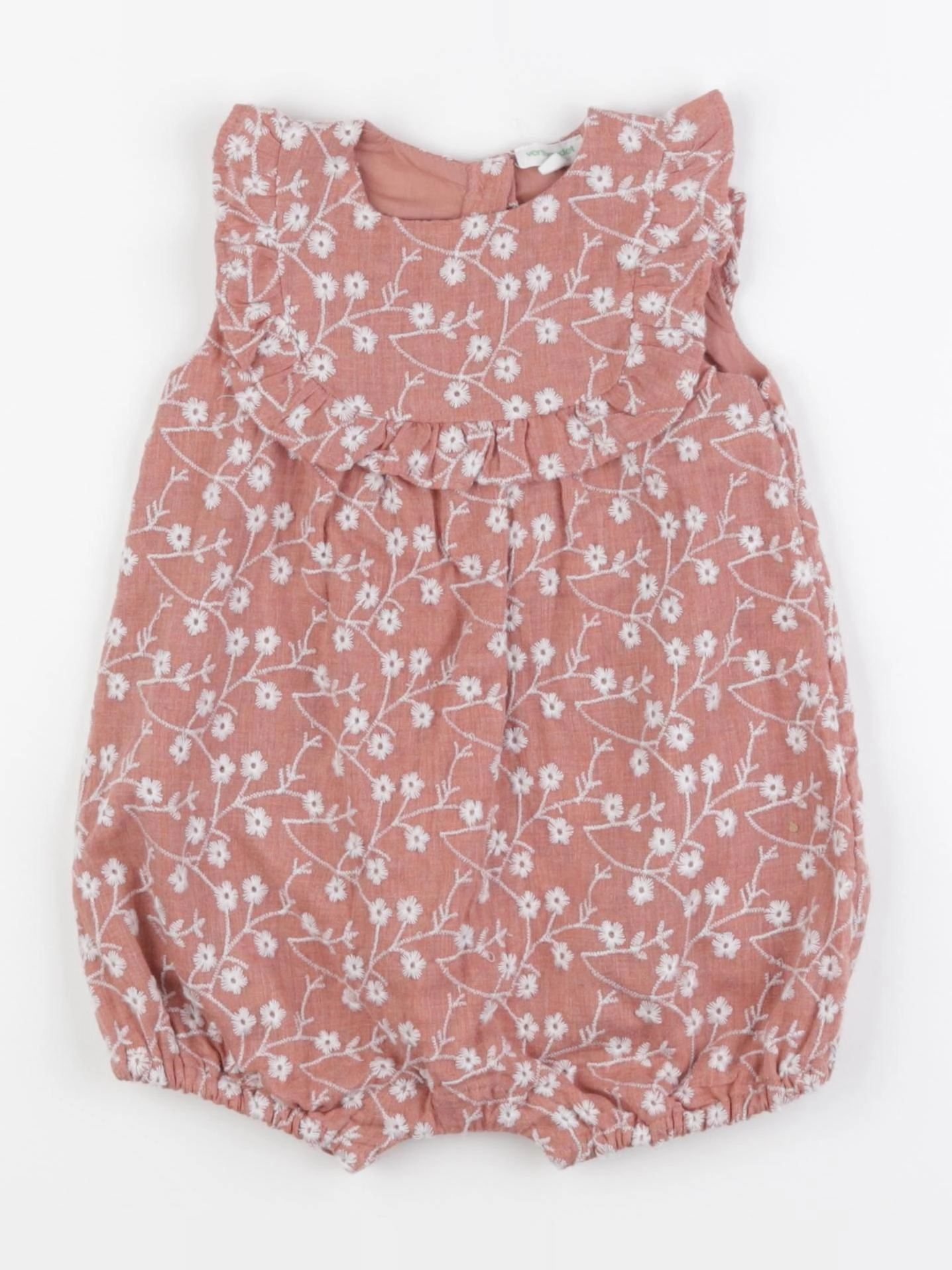 Vertbaudet - combinaison rose - 12 mois