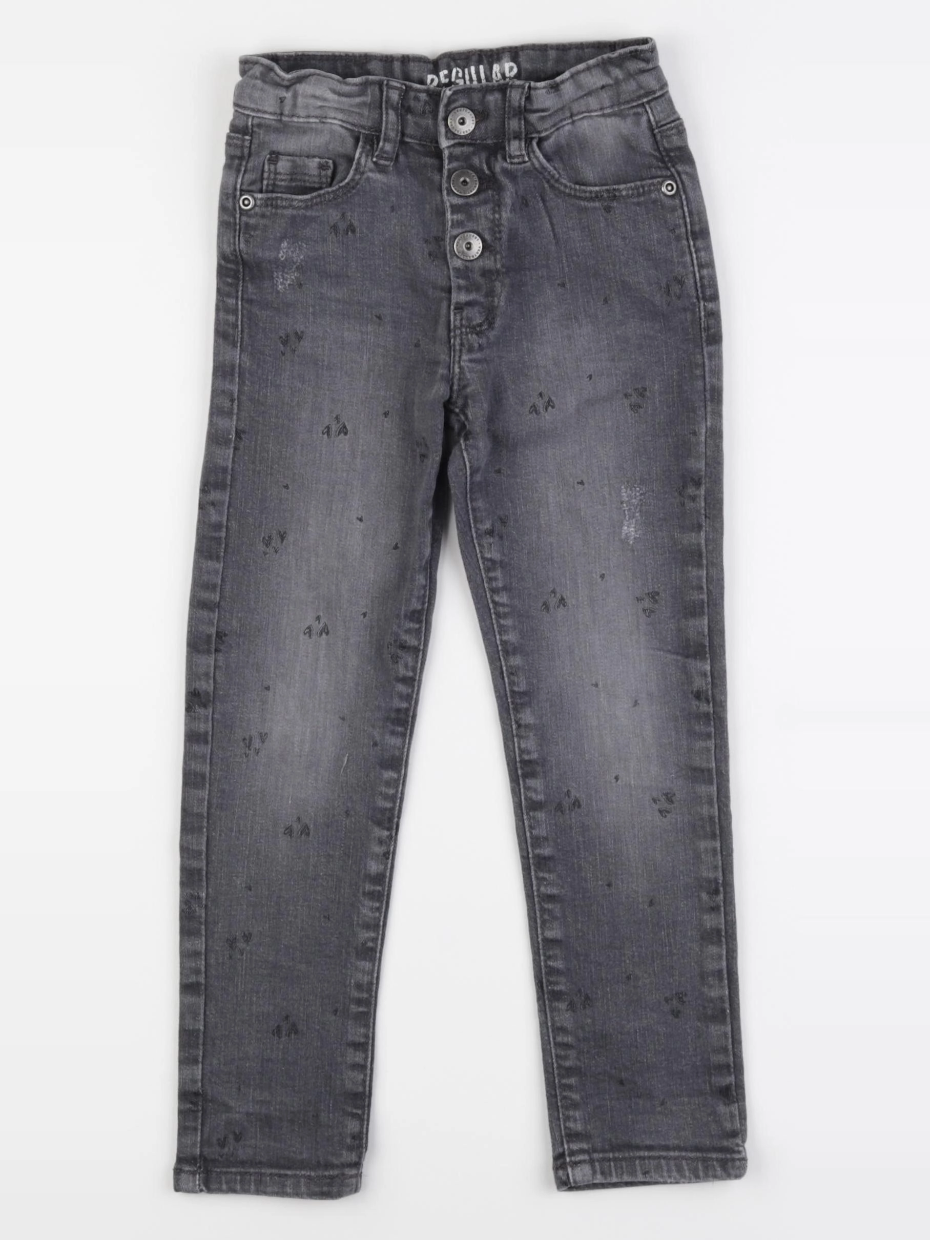 Vertbaudet - jean gris - 4 ans