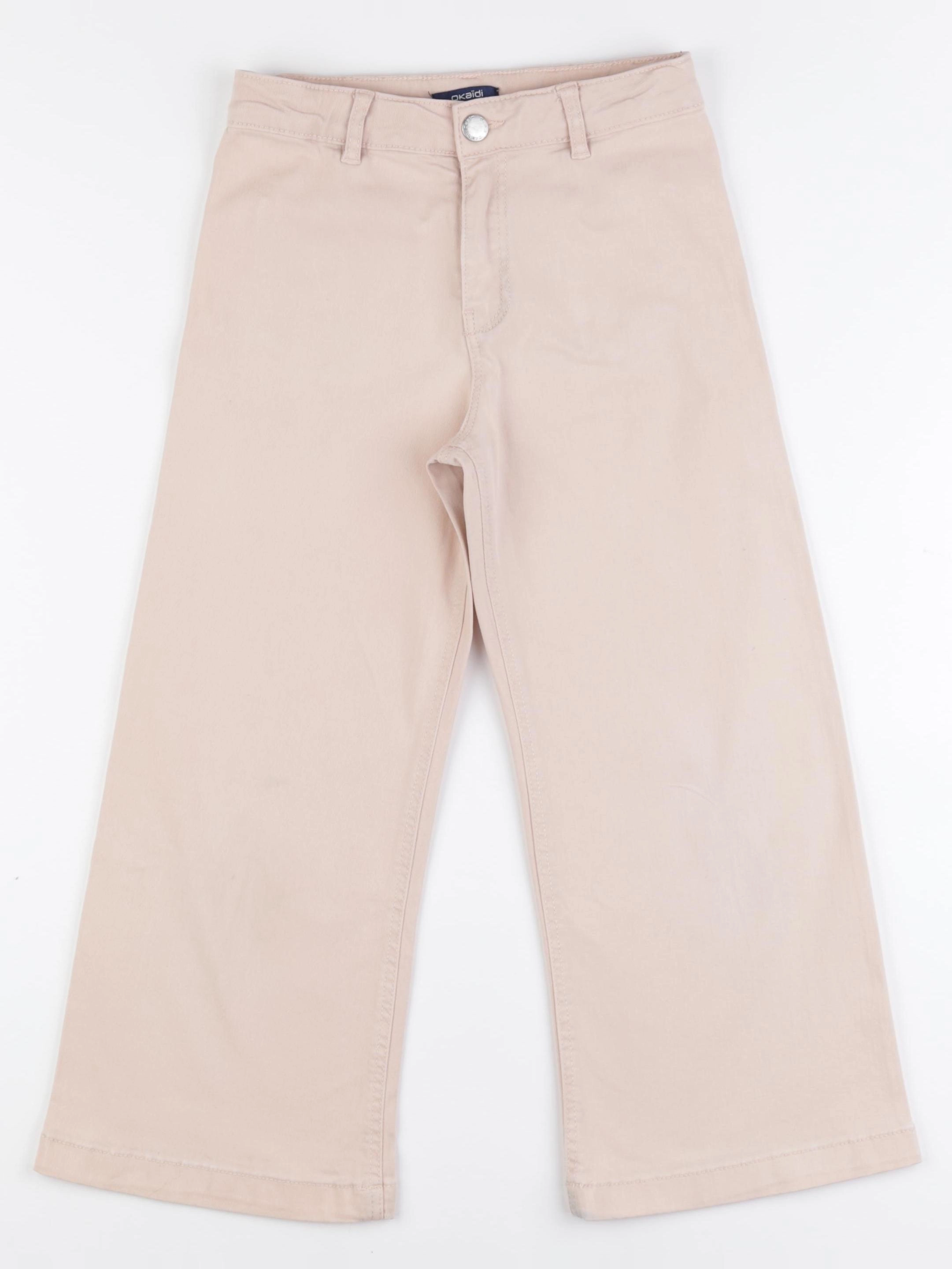 Okaidi - jean beige - 8 ans